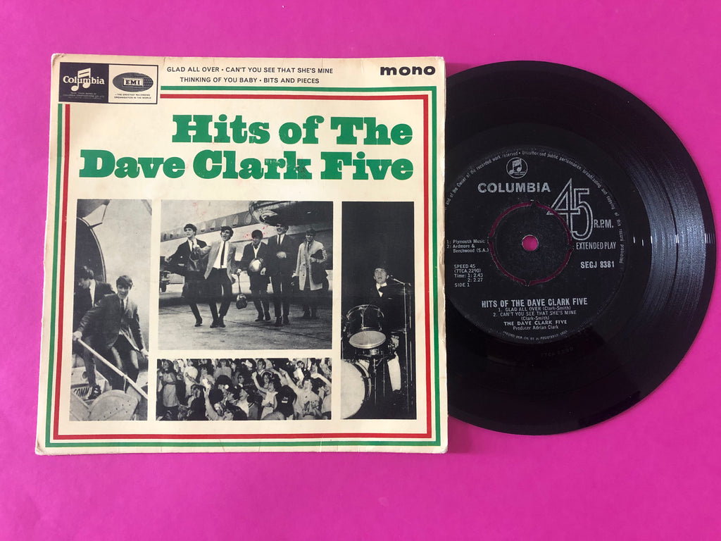 The Dave Clark Five : Hits Of The Dave Clark Five (7", EP, Mono)