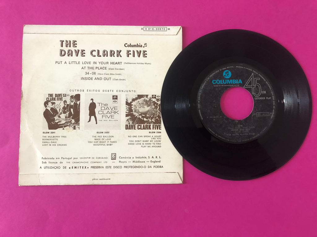 The Dave Clark Five : Put A Little Love In Your Heart (7", EP)