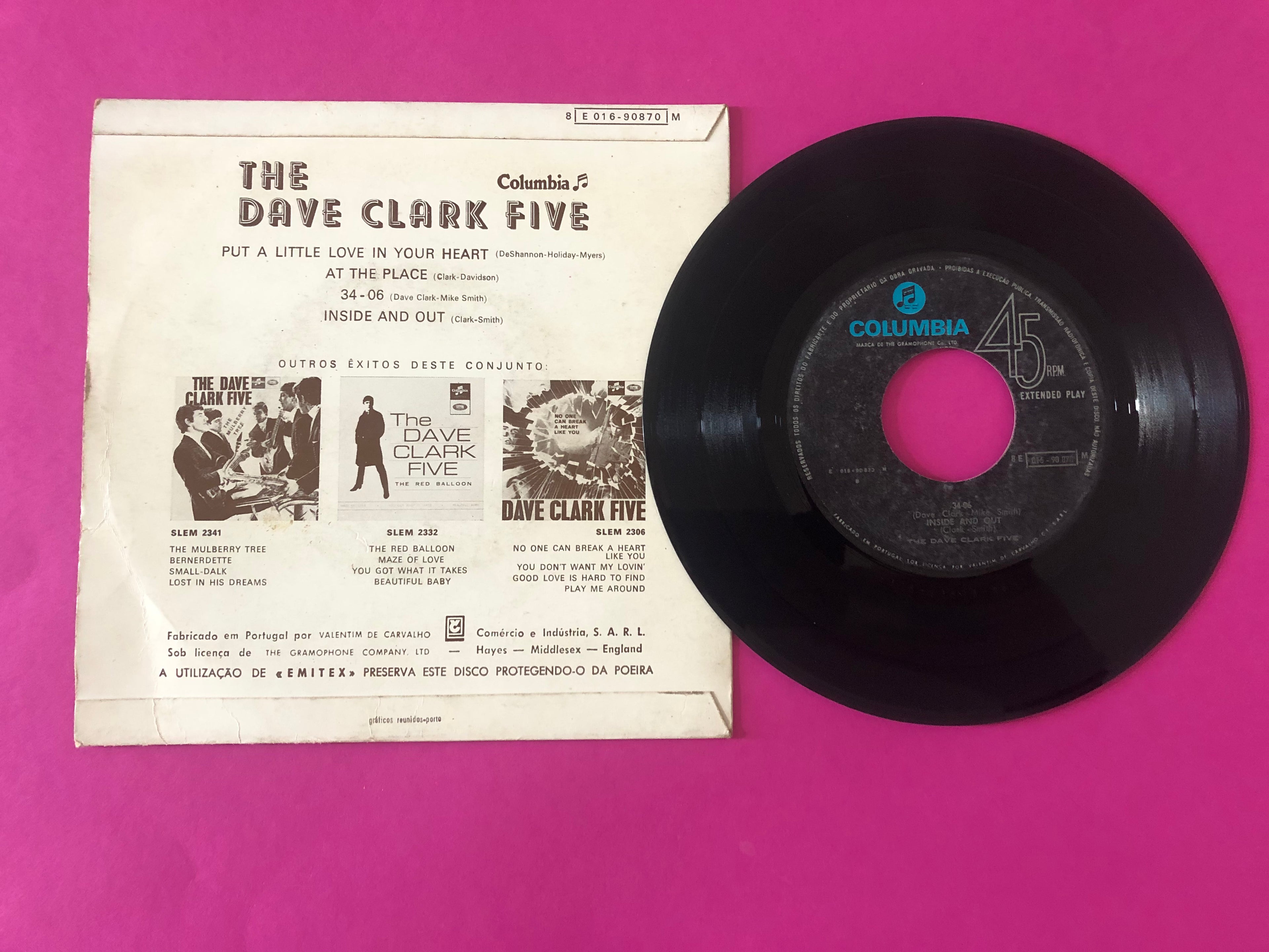 The Dave Clark Five : Put A Little Love In Your Heart (7", EP)