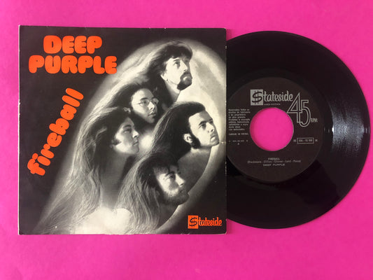 Deep Purple : Fireball (7", Single, Mono)