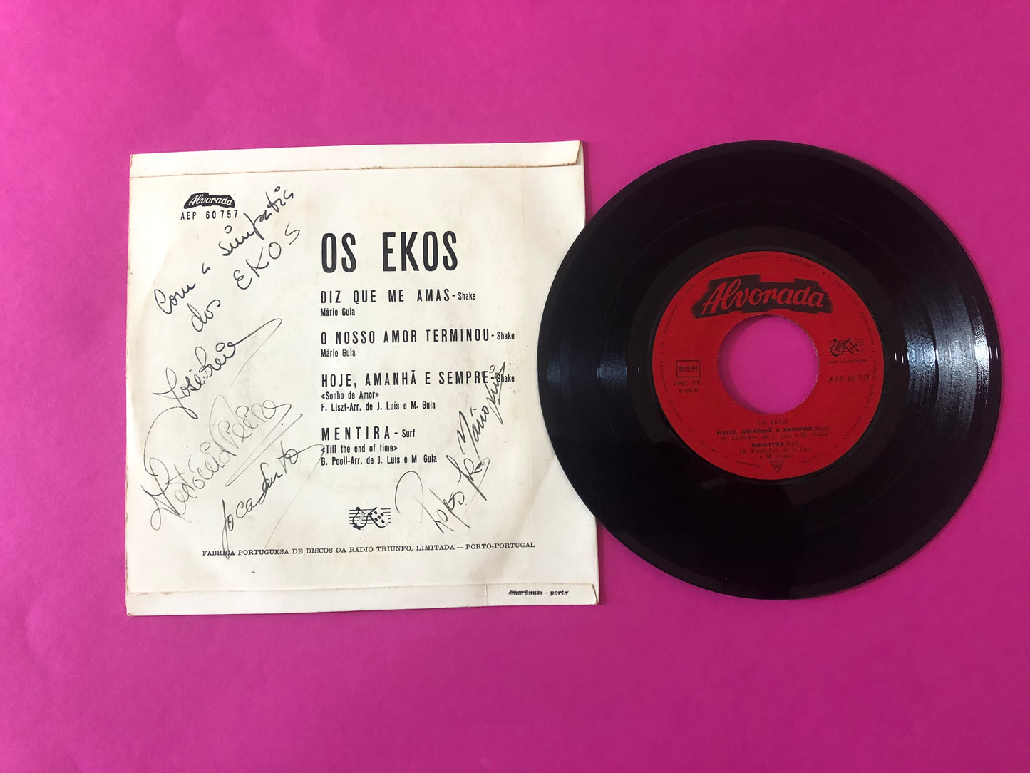 Os Ekos : Diz Que Me Amas (7", EP)
