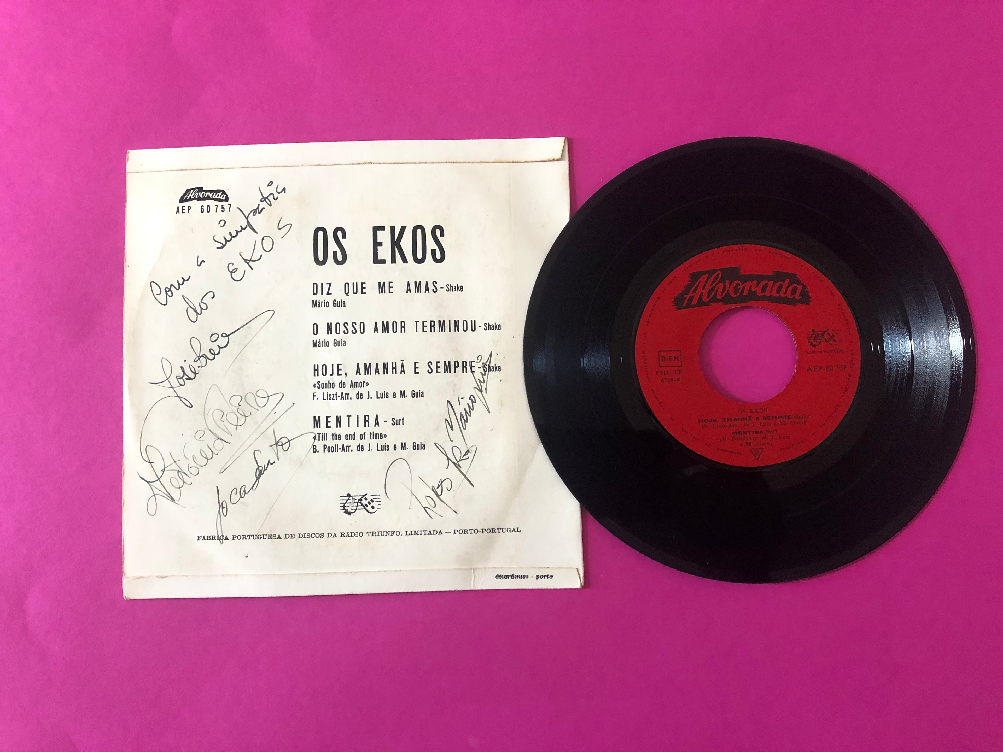 Os Ekos : Diz Que Me Amas (7", EP)
