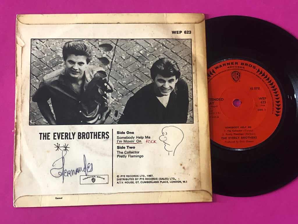 Everly Brothers : Somebody Help Me (7", EP)