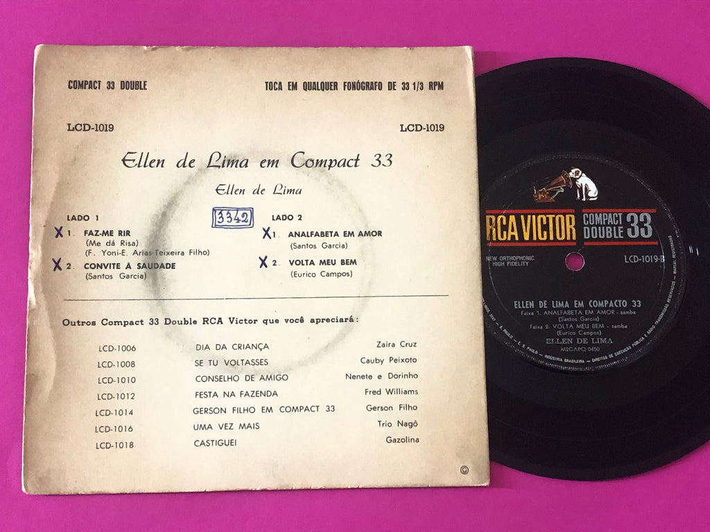 Ellen De Lima : Ellen De Lima Em Compact 33 (7")