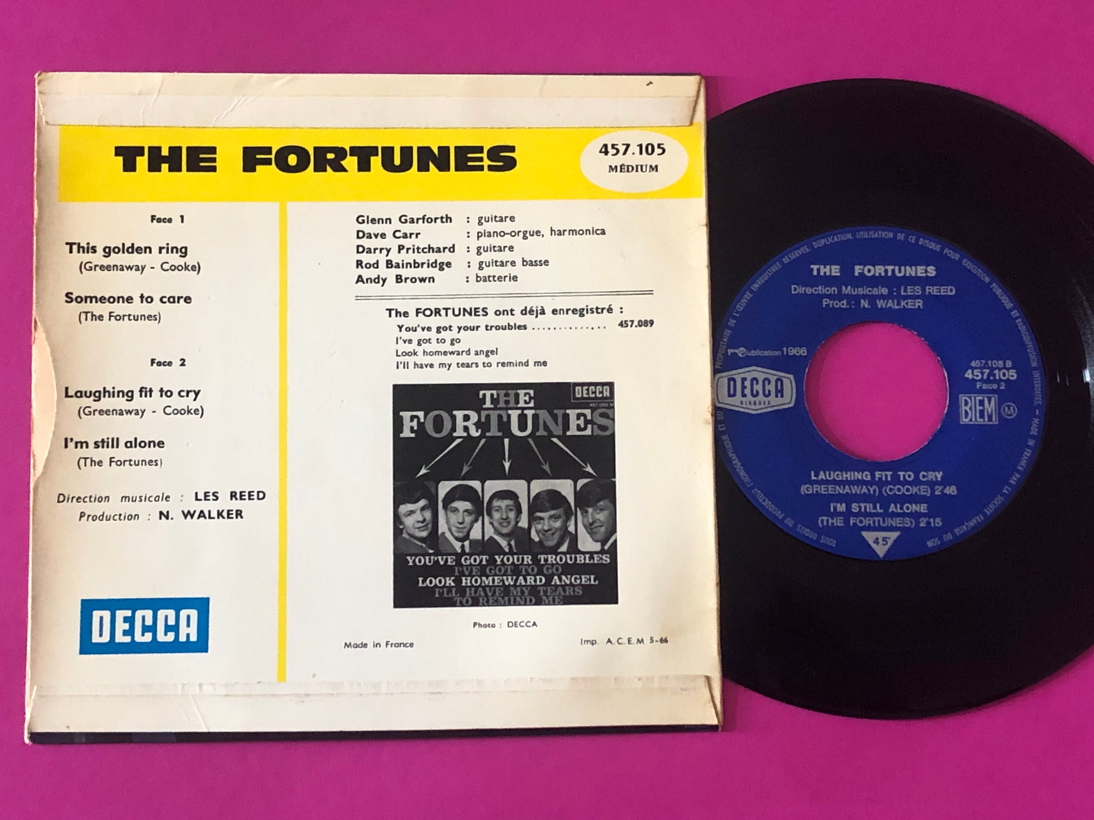 The Fortunes : The Fortunes (7")