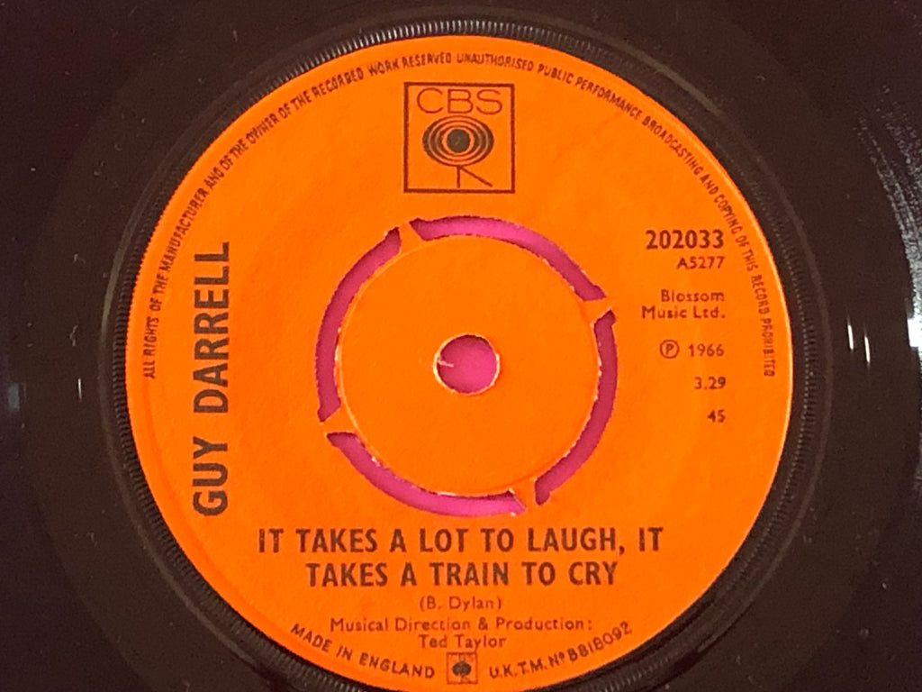 Guy Darrell : Somewhere They Can't Find Me (7")