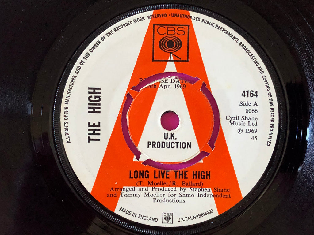 The High (3) : Long Live The High / Beggar Man Dan (7", Promo)
