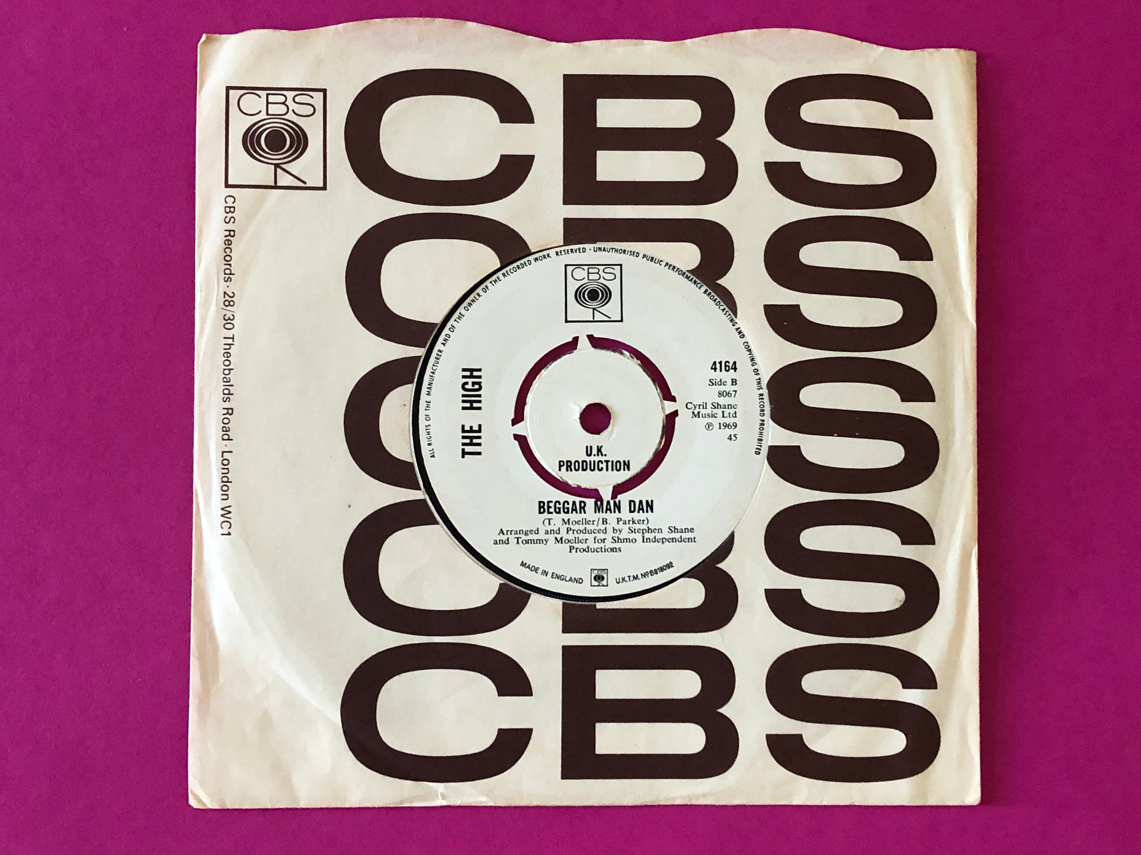 The High (3) : Long Live The High / Beggar Man Dan (7", Promo)