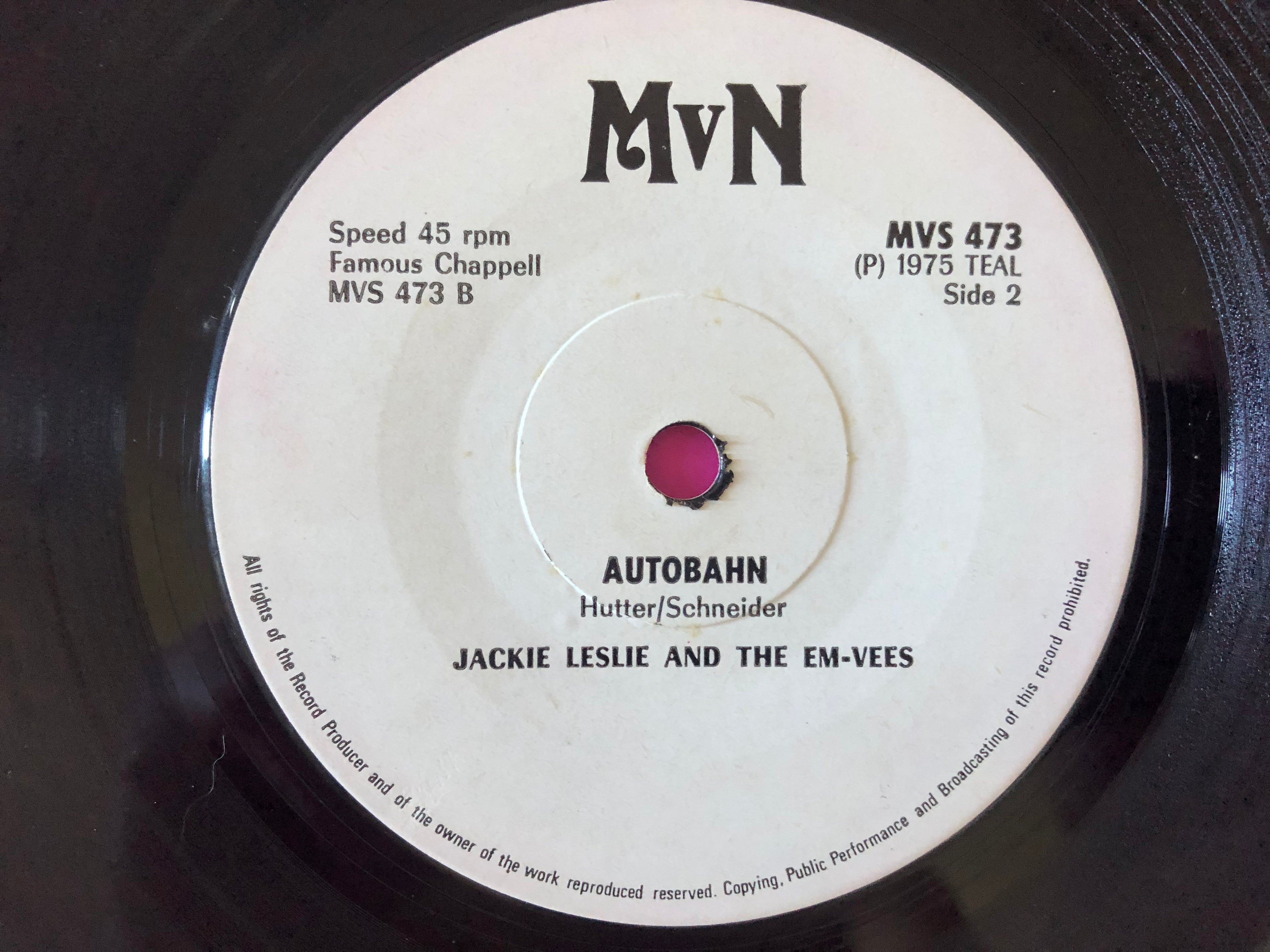 Jackie Leslie And The Em-Vees : Rhinestone Cowboy / Autobahn (7", Single)