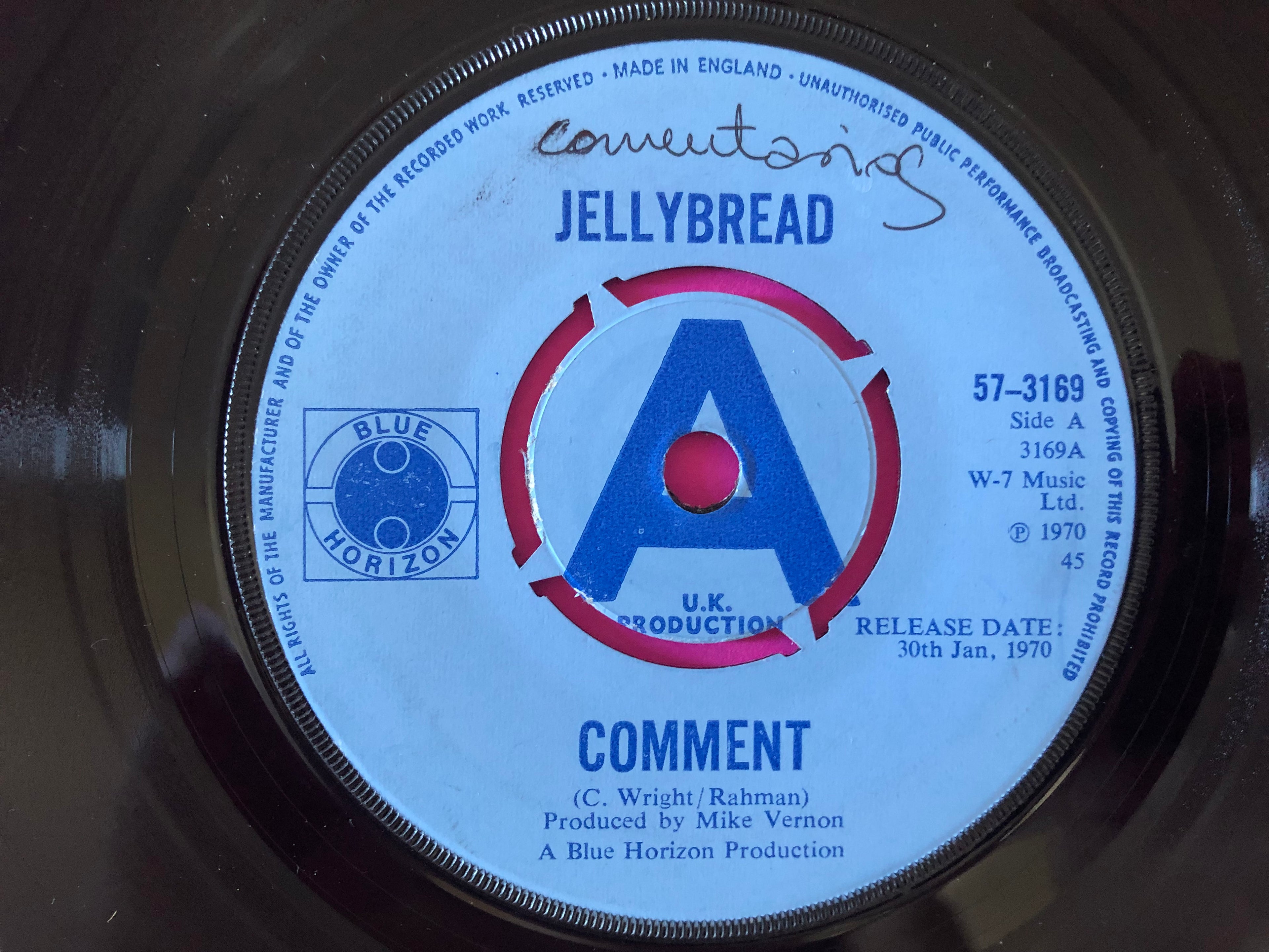 Jellybread : Comment (7", Single, Promo)