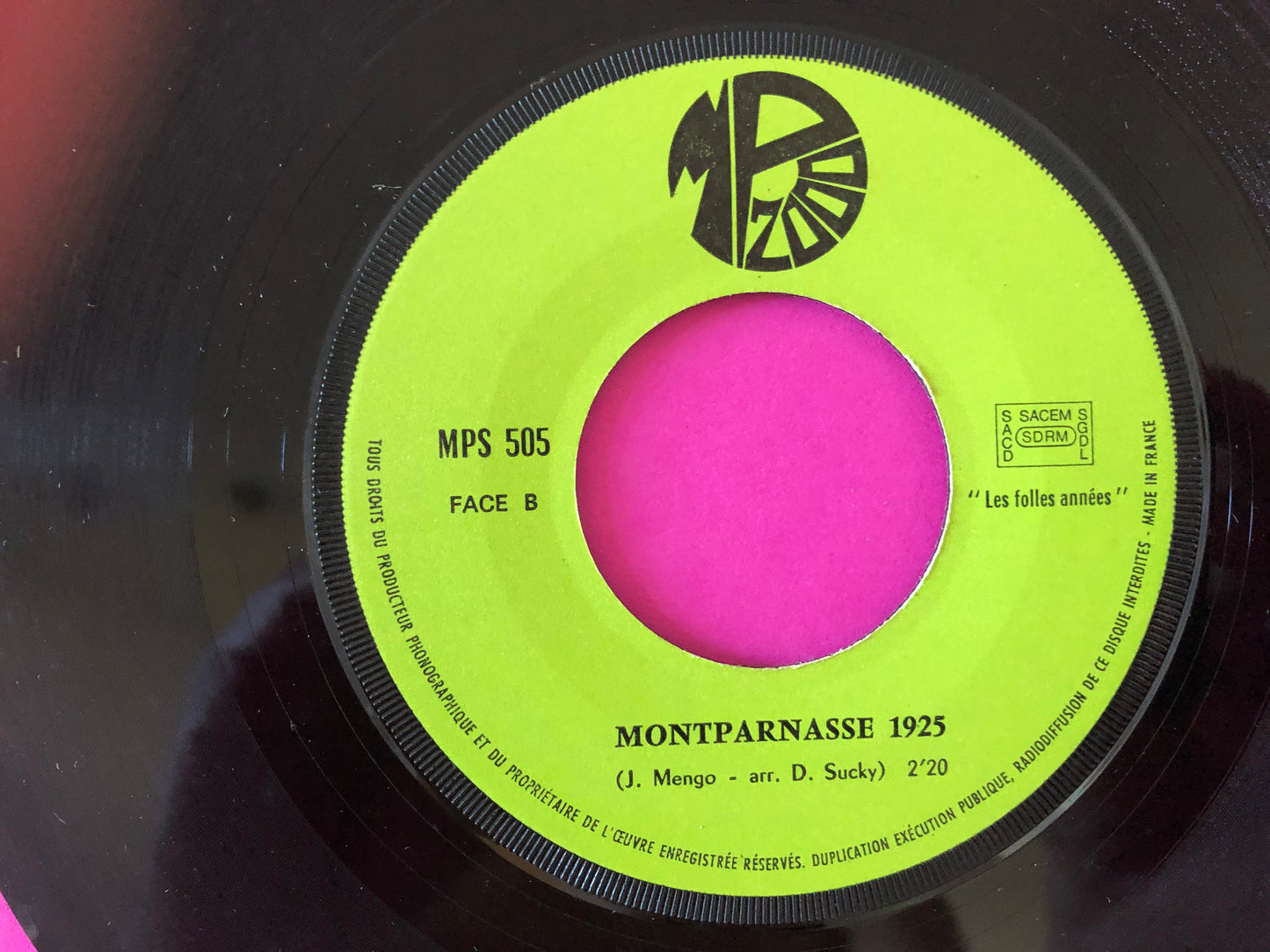 Jerry Mengo : The Story Of Sacco And Vanzetti / Montparnasse 1925 (7", Single)