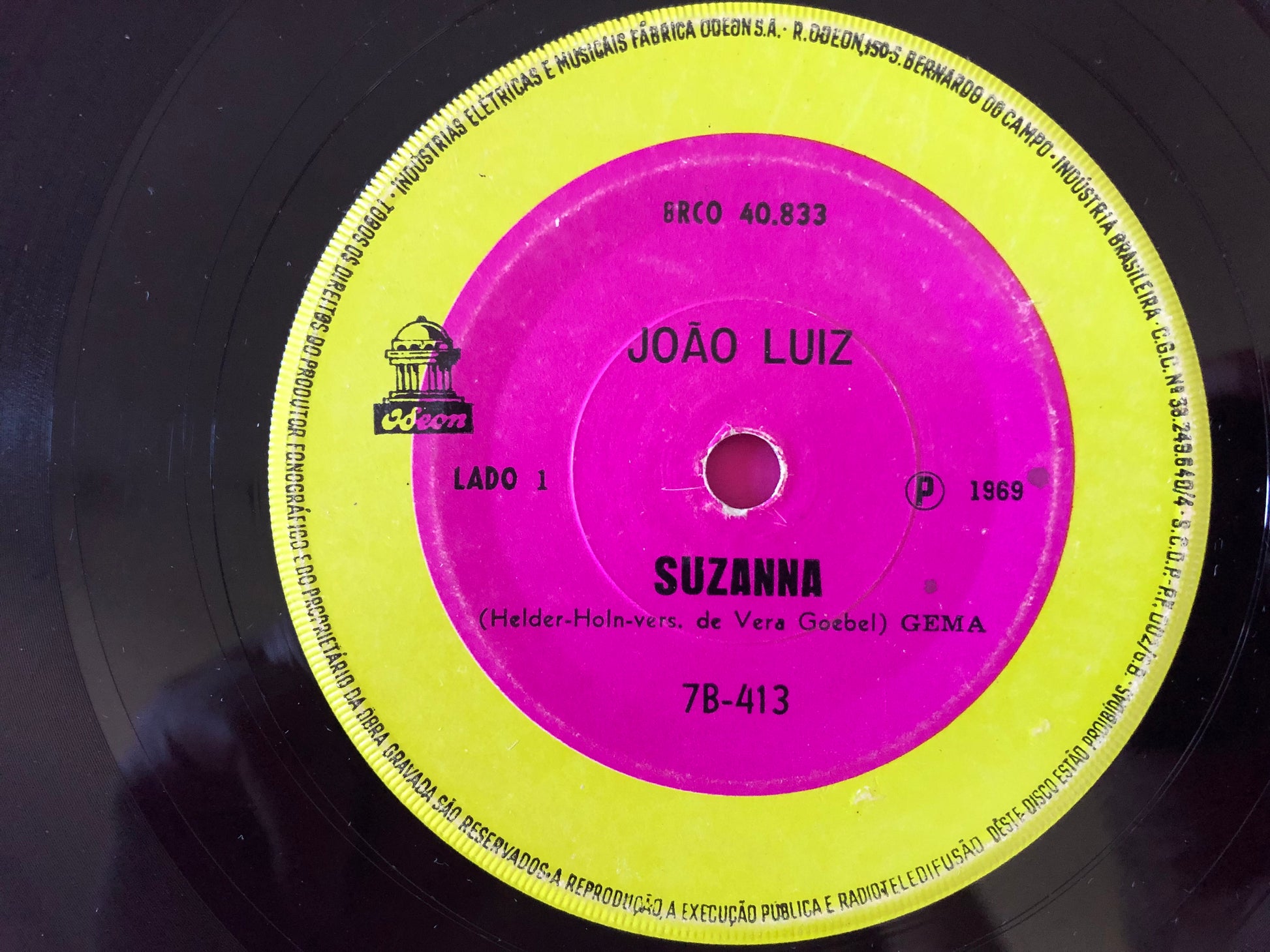 João Luiz : Suzanna (7", Single)