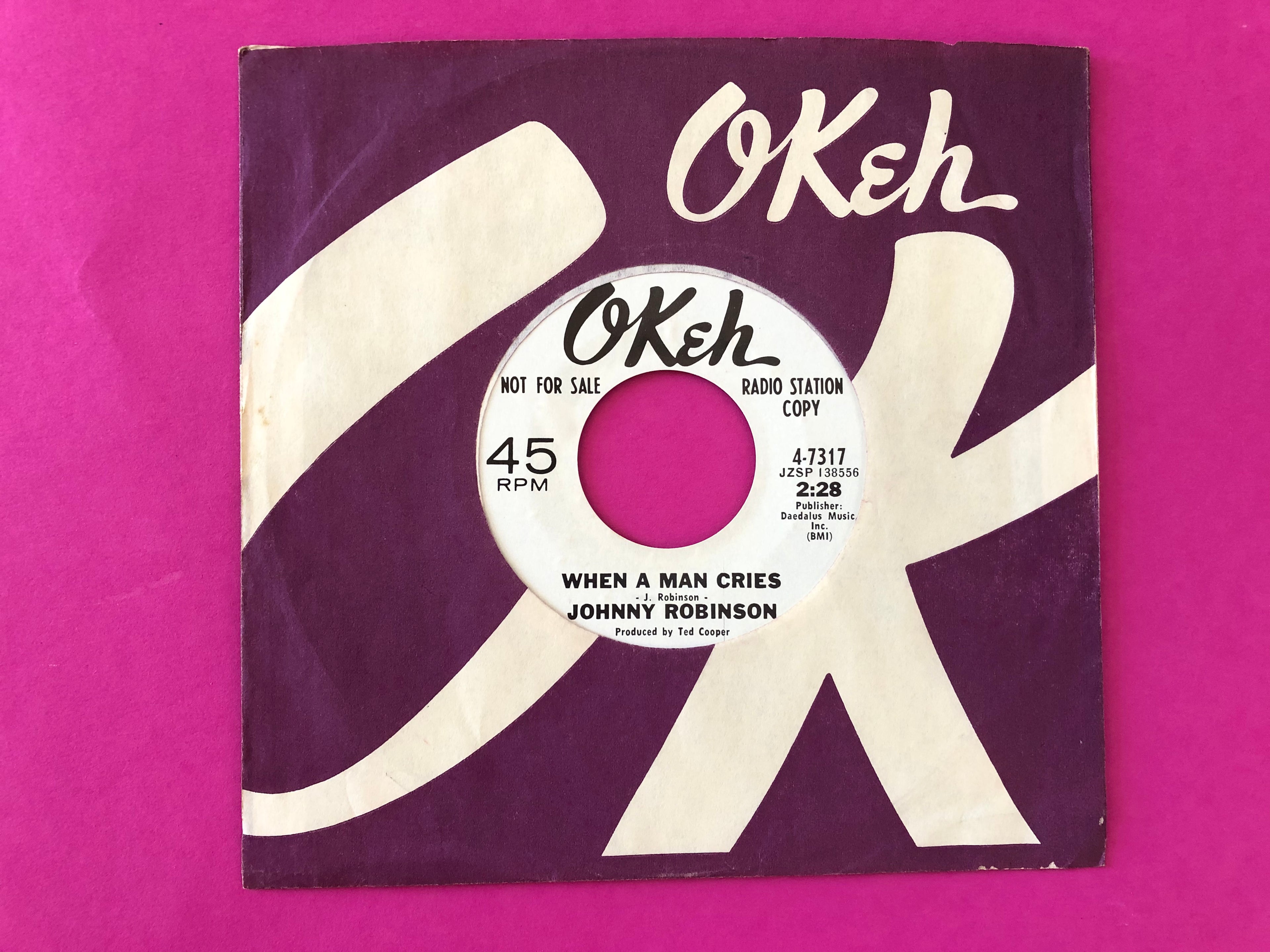 Johnny Robinson : Poor Man (7", Single, Promo)