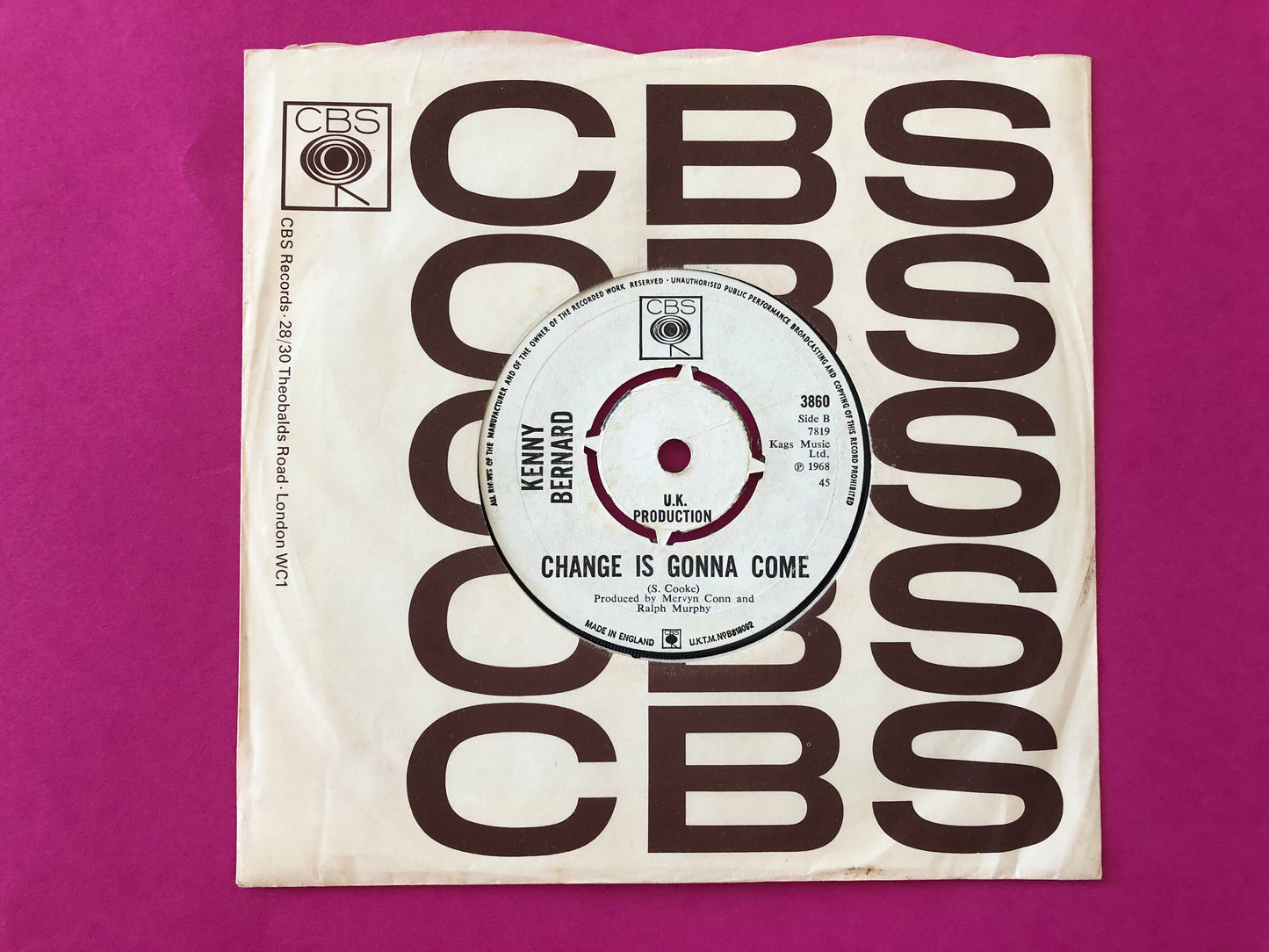 Kenny Bernard : Victim Of Perfume And Lace (7", Single, Promo)