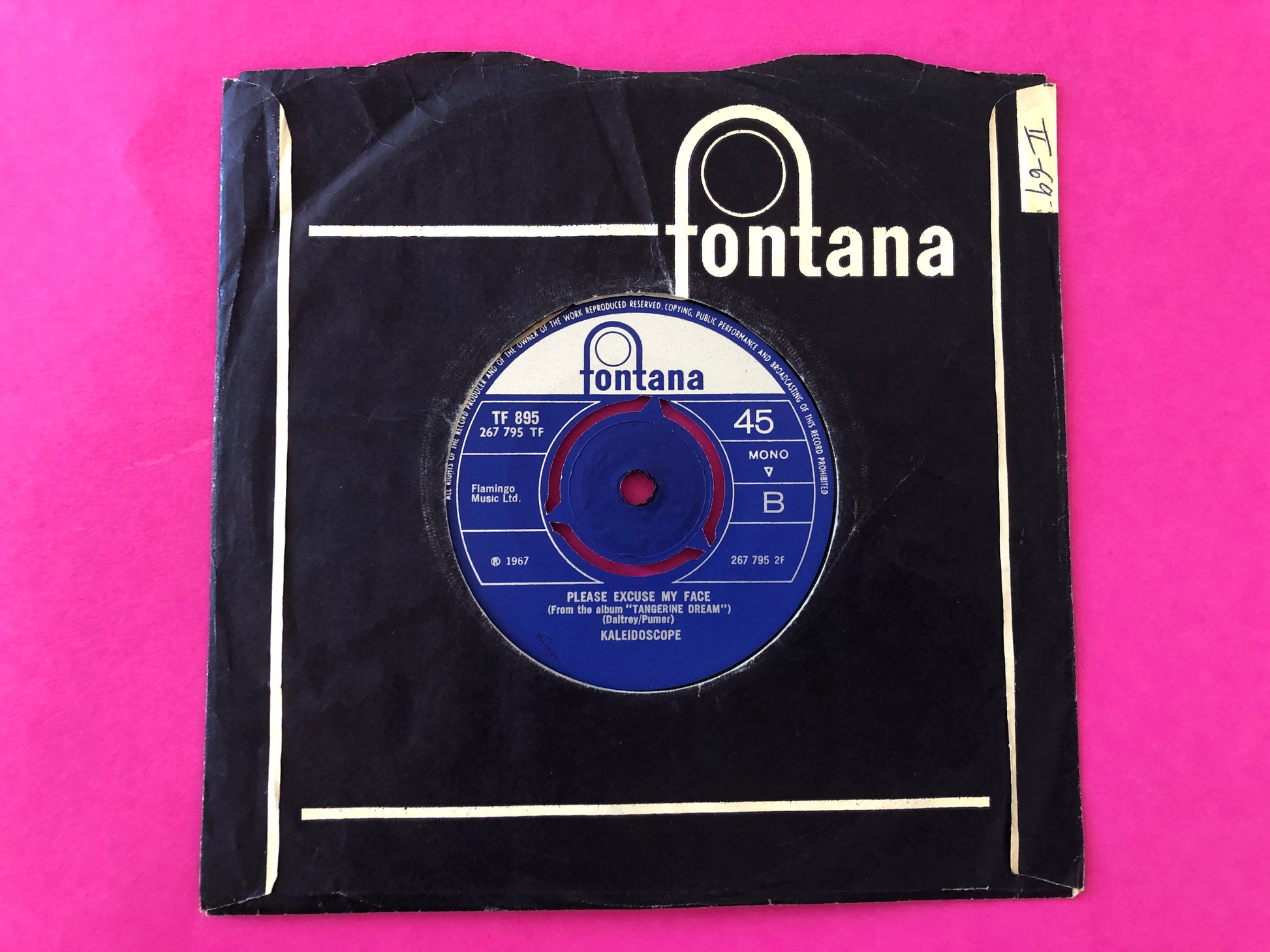 Kaleidoscope (2) : A Dream For Julie (7", Single, Mono)
