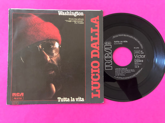 Lucio Dalla : Washington / Tutta La Vita (7", Single)