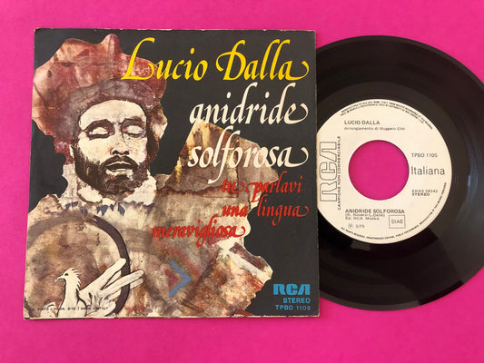 Lucio Dalla : Anidride Solforosa   (7", Promo)