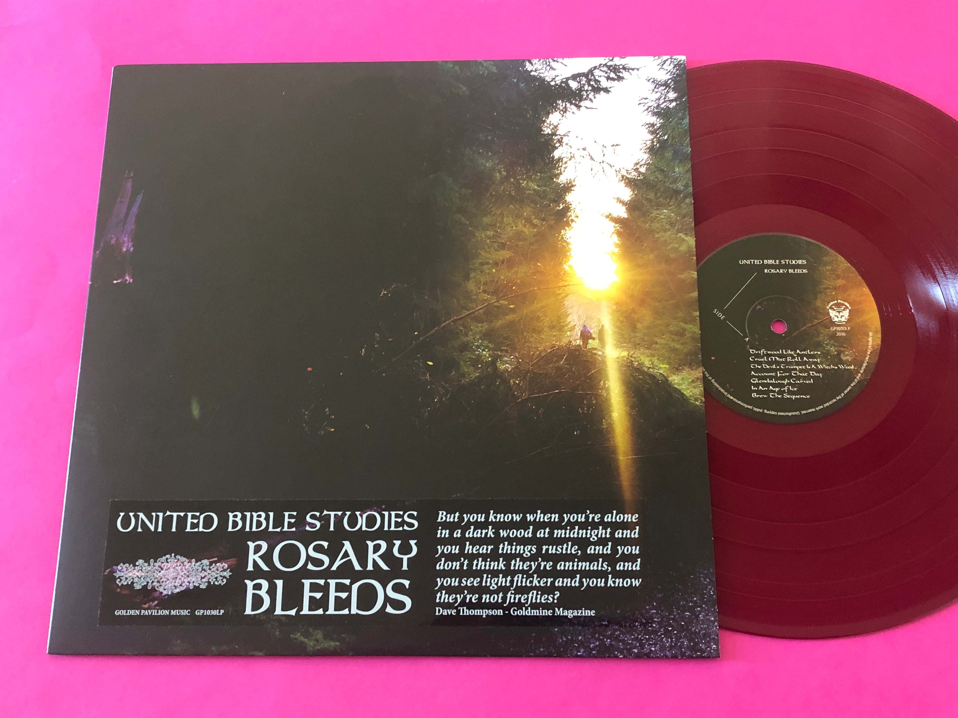 United Bible Studies : Rosary Bleeds (LP,Album,Limited Edition,Numbered)