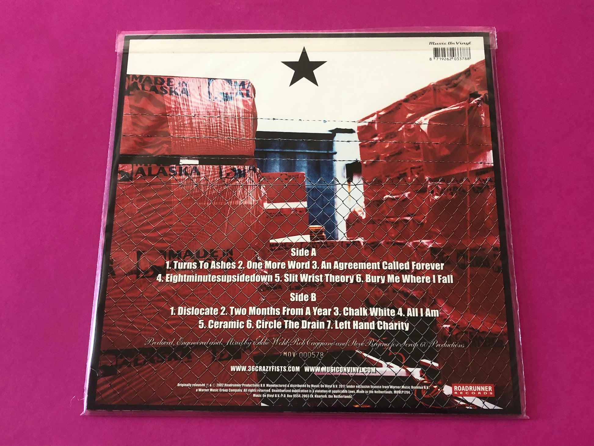 36 Crazyfists : Bitterness The Star (LP, Album, Ltd, Num, RE, Blu)