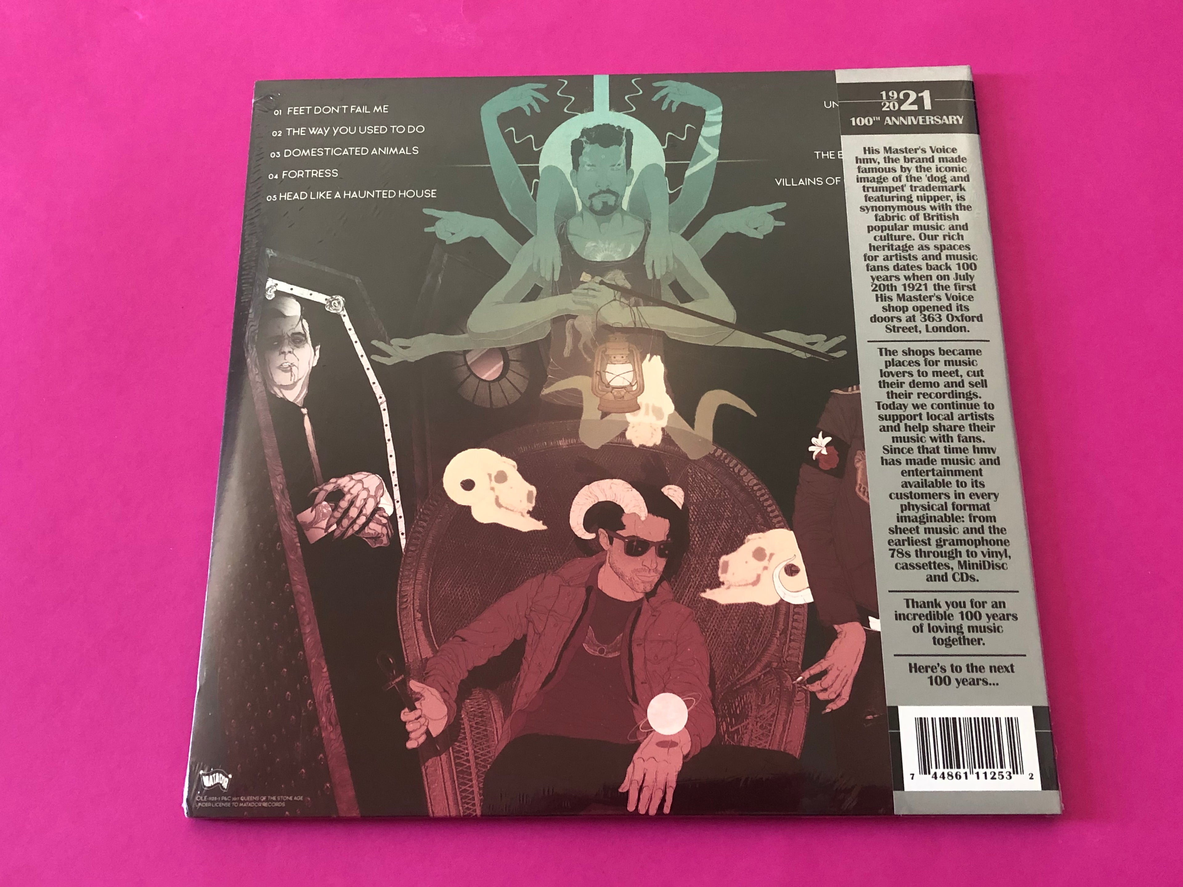 Queens Of The Stone Age : ...Like Clockwork (2xLP, Album, Ltd, RE, Whi)
