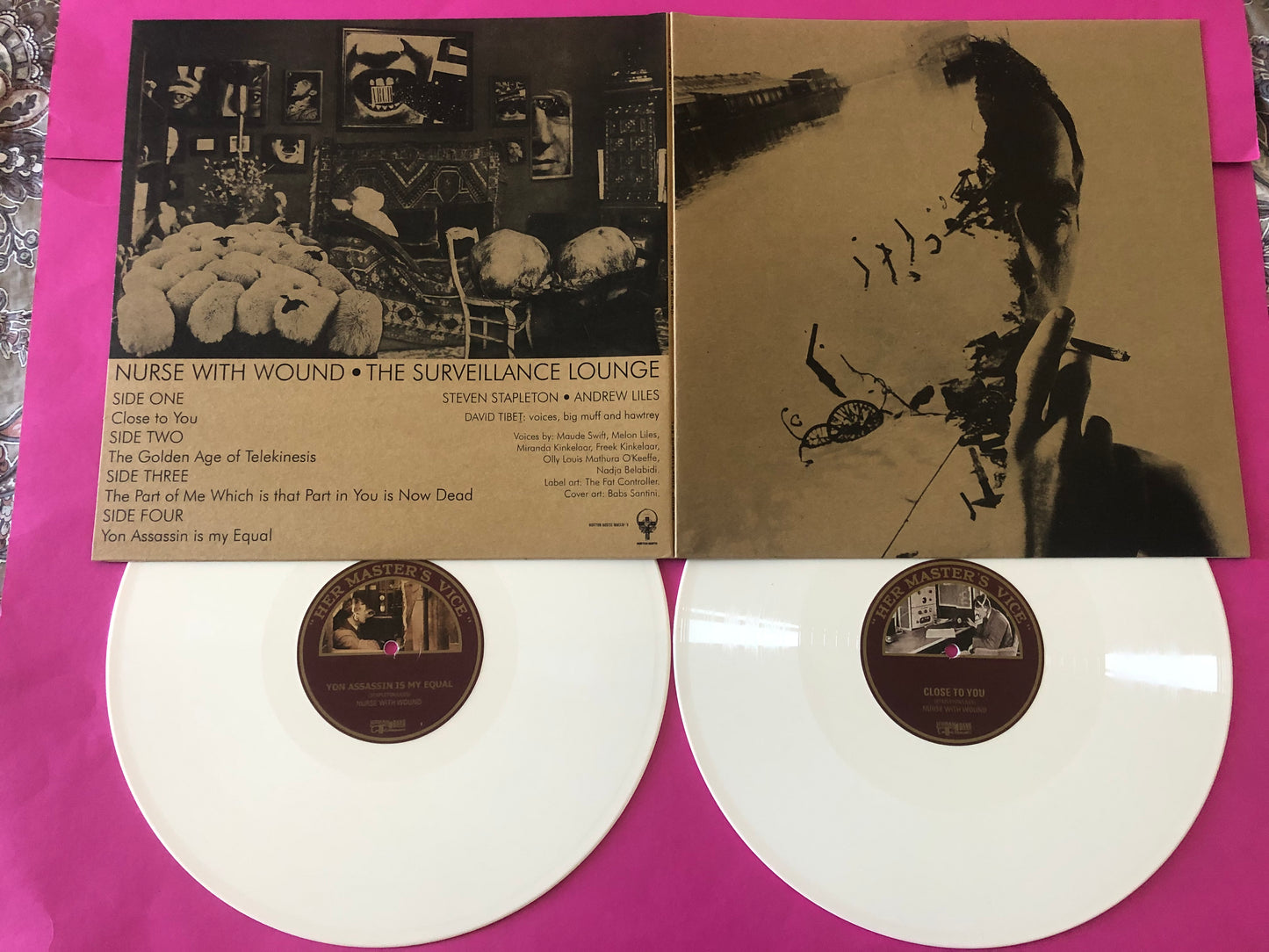 Nurse With Wound : The Surveillance Lounge (2xLP, Album, Ltd, RE, Whi)