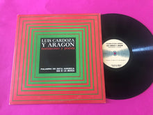 画像をギャラリービューアに読み込む, Luis Cardoza y Aragón : Testimonio Y Poesia (LP)
