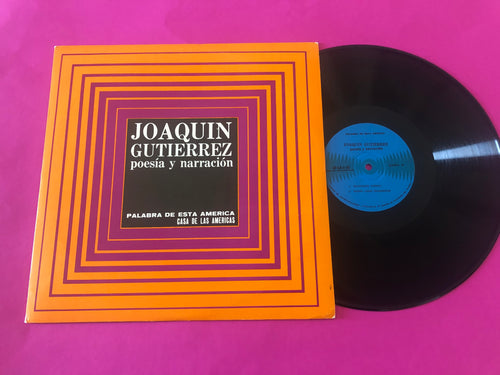 Joaquín Gutiérrez (3) : Poesía Y Narración (LP)