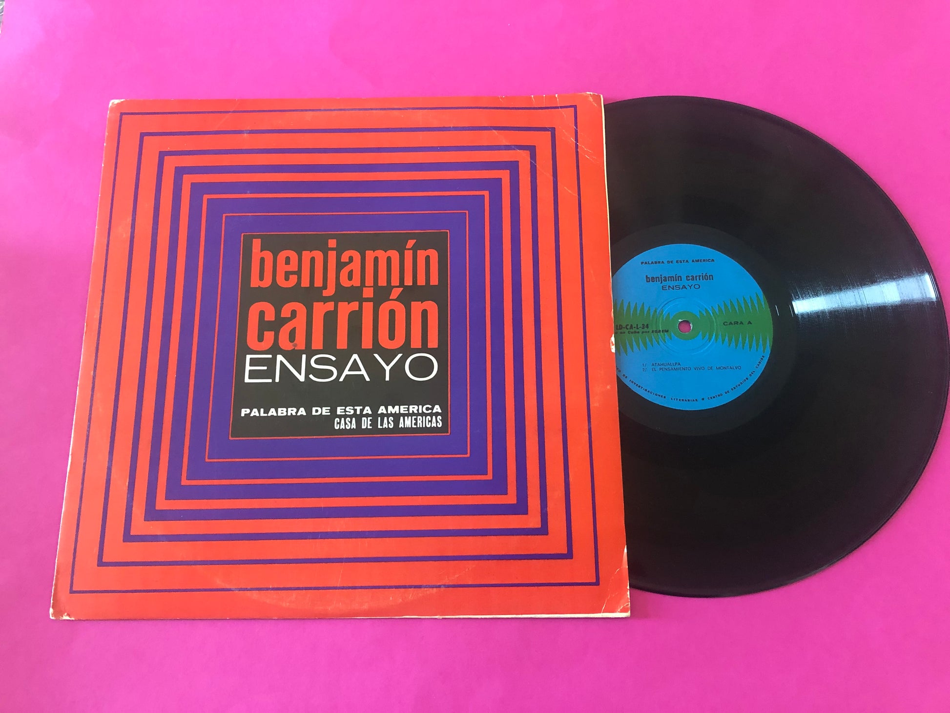 Benjamín Carrión : Ensayo (LP, Album)
