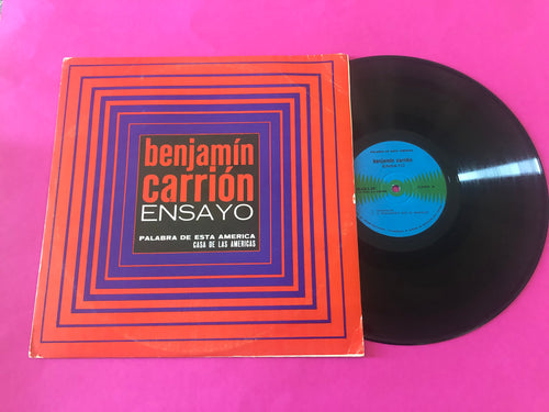 Benjamín Carrión : Ensayo (LP, Album)
