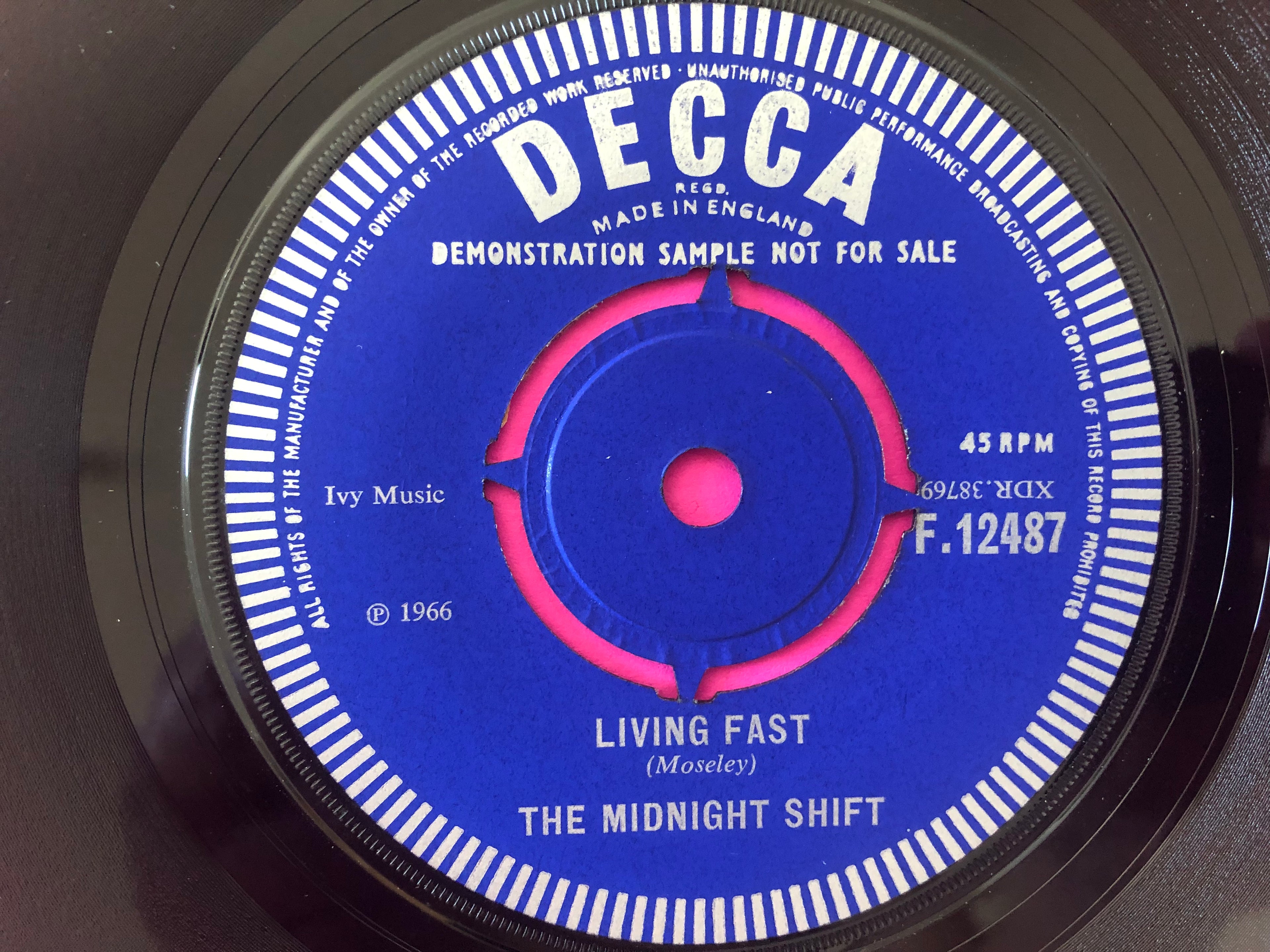 The Midnight Shift (2) : Saturday Jump (7", Single, Promo)