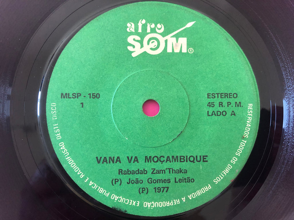 Rabadab Zam'Thaka : Vana Va Moçambique (7")