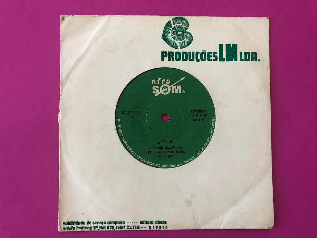 Rabadab Zam'Thaka : Vana Va Moçambique (7")