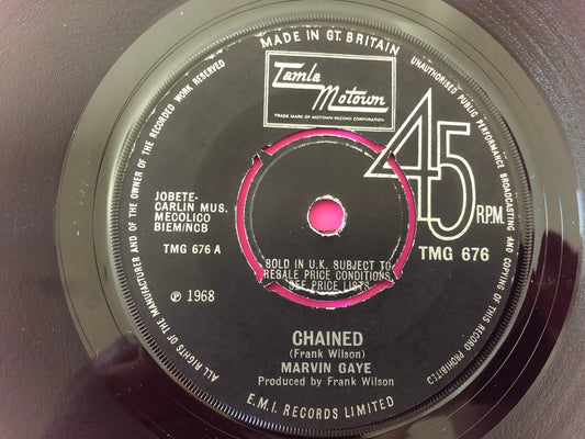 Marvin Gaye : Chained / At Last (I Found A Love) (7", Single, 4-P)