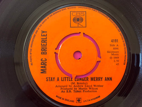 Marc Brierley : Stay A Little Longer Merry Ann  (7