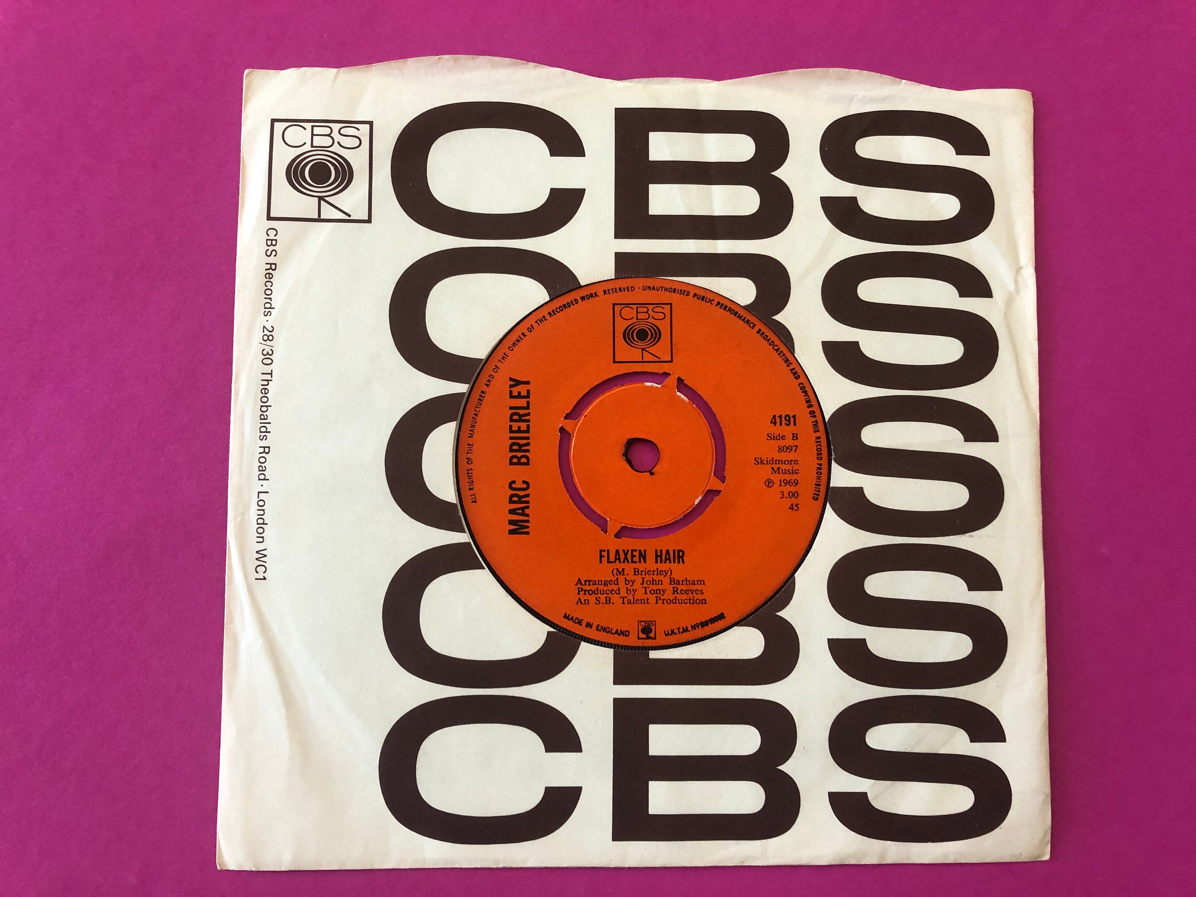 Marc Brierley : Stay A Little Longer Merry Ann  (7", Single)