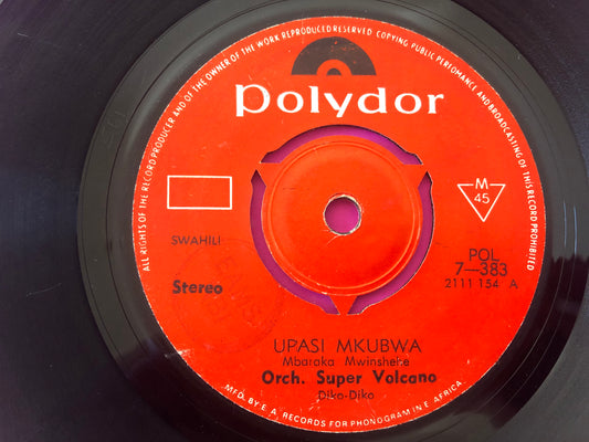 Orchestre Super Volcano : Upasi Mkubwa (7", Mono)
