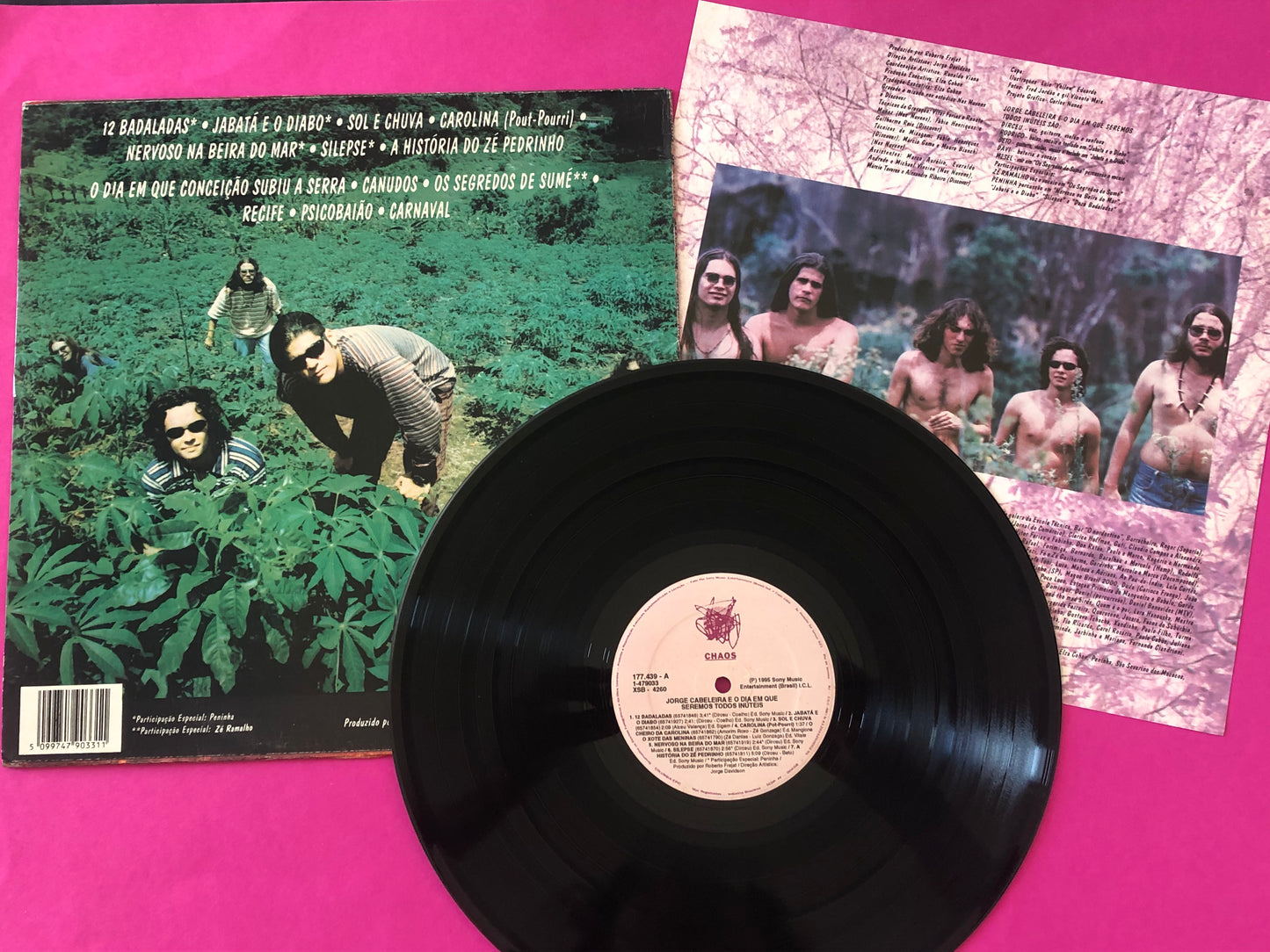 Jorge Cabeleira e o Dia em que Seremos Todos Inúteis : Jorge Cabeleira e o Dia em que Seremos Todos Inúteis (LP, Album)