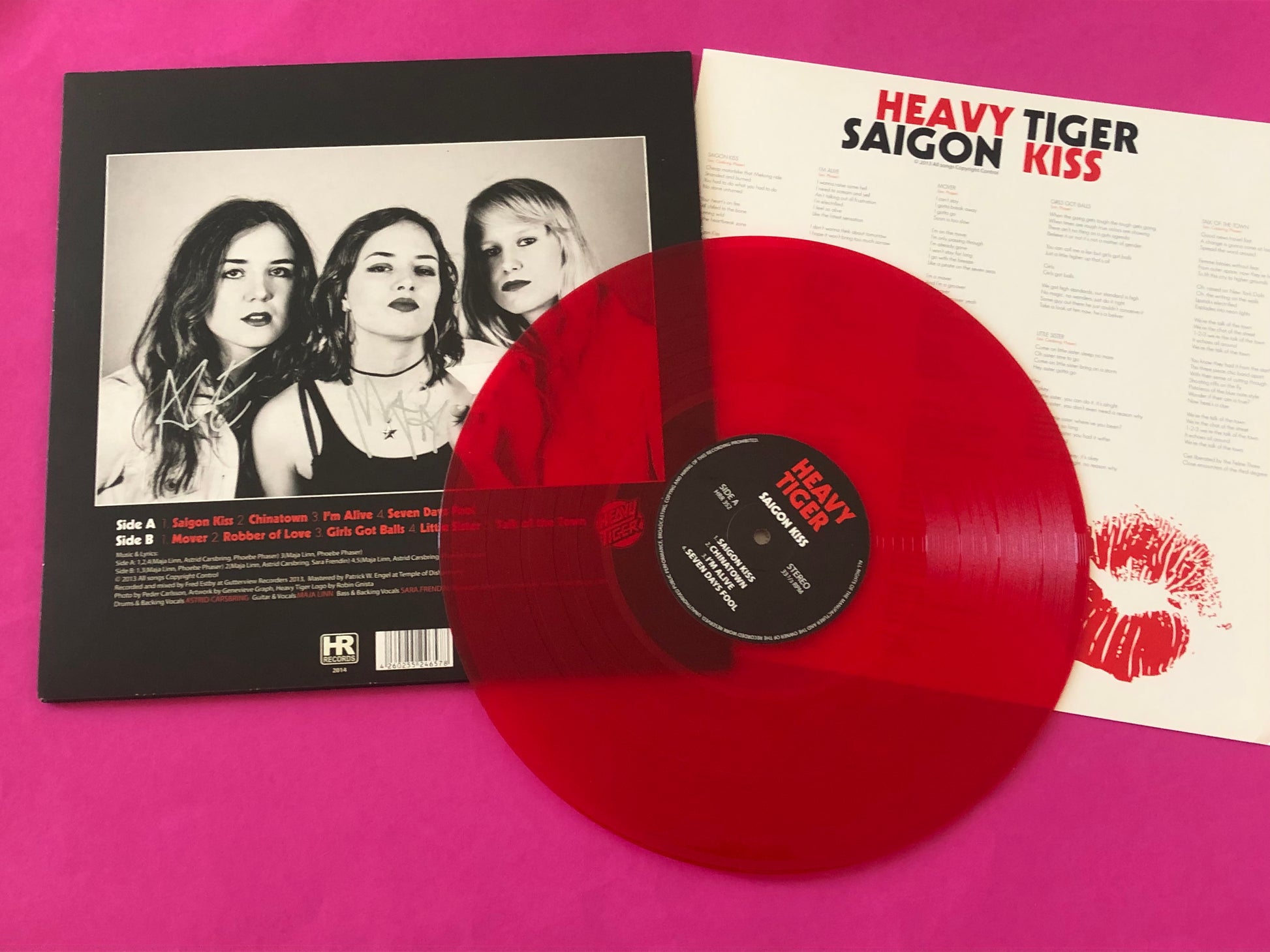 Heavy Tiger : Saigon Kiss (LP, Album, Red)