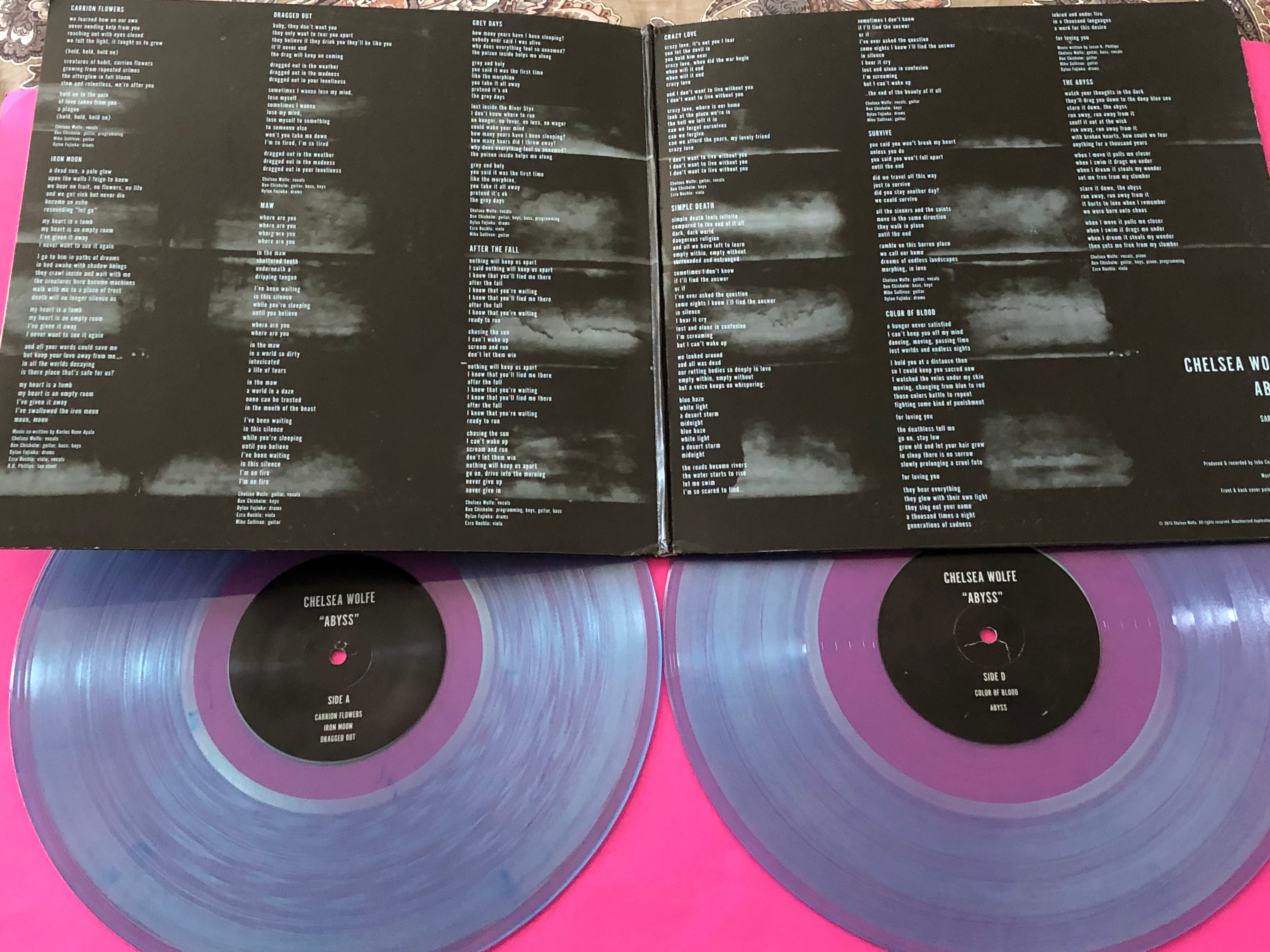 Chelsea Wolfe : Abyss (2xLP, Album, Ltd, RP, Blu)