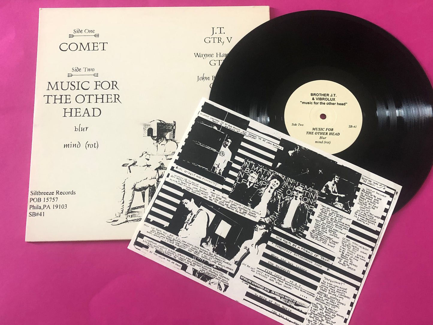 Brother JT & Vibrolux : Music For The Other Head (LP)