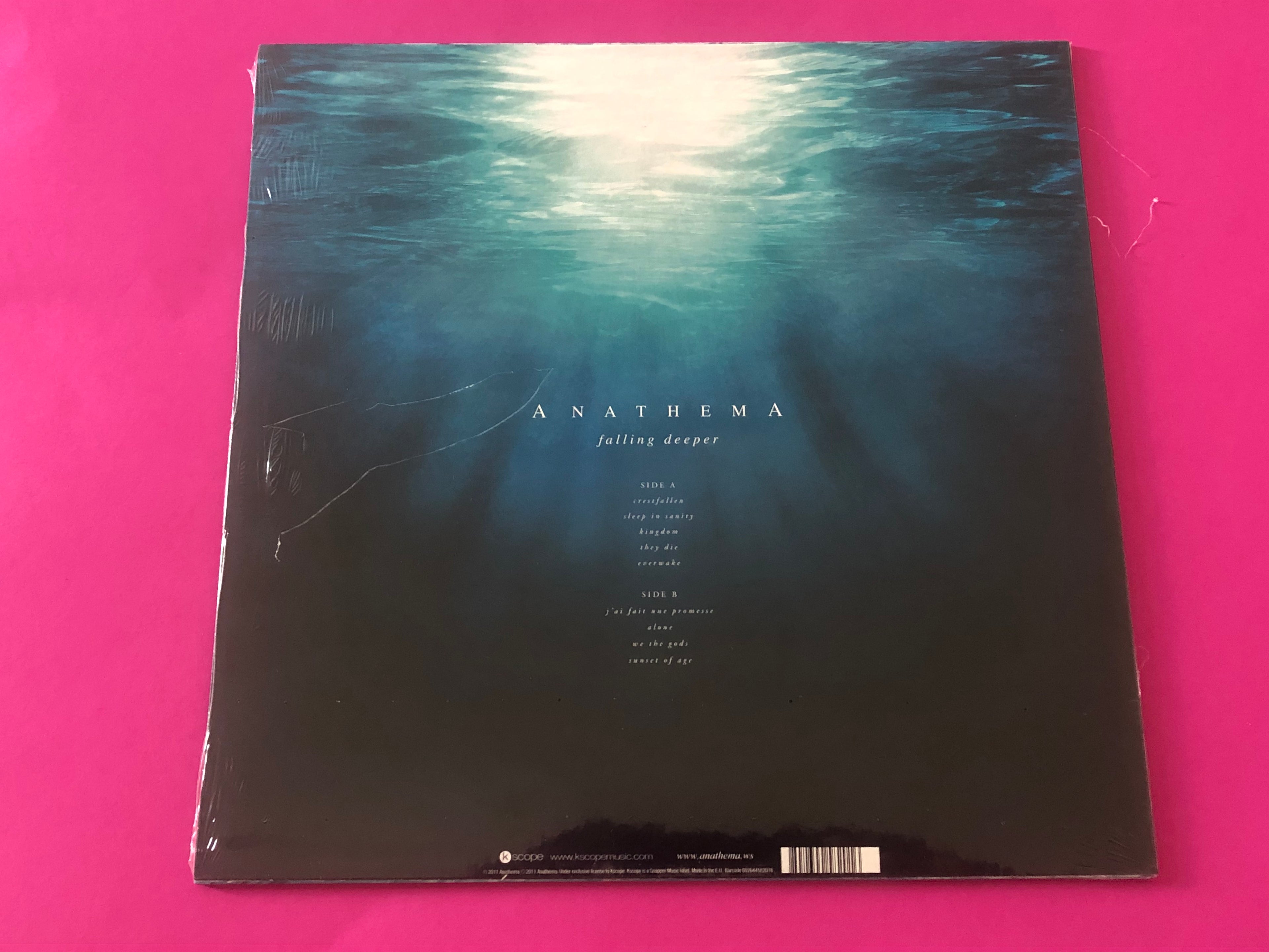 Anathema : Falling Deeper (LP, Album, Ltd)