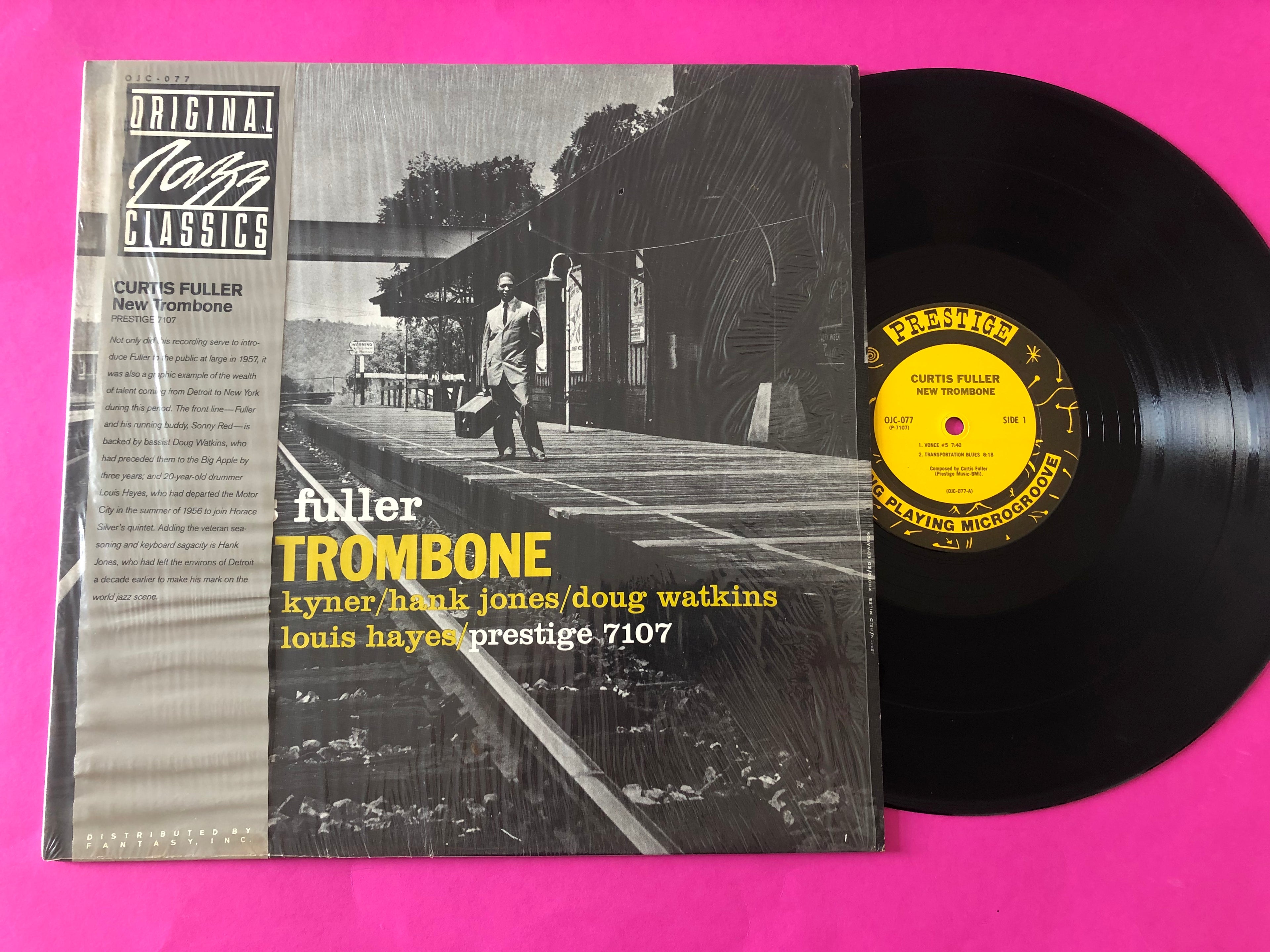 Curtis Fuller : New Trombone (LP, Album, RE)