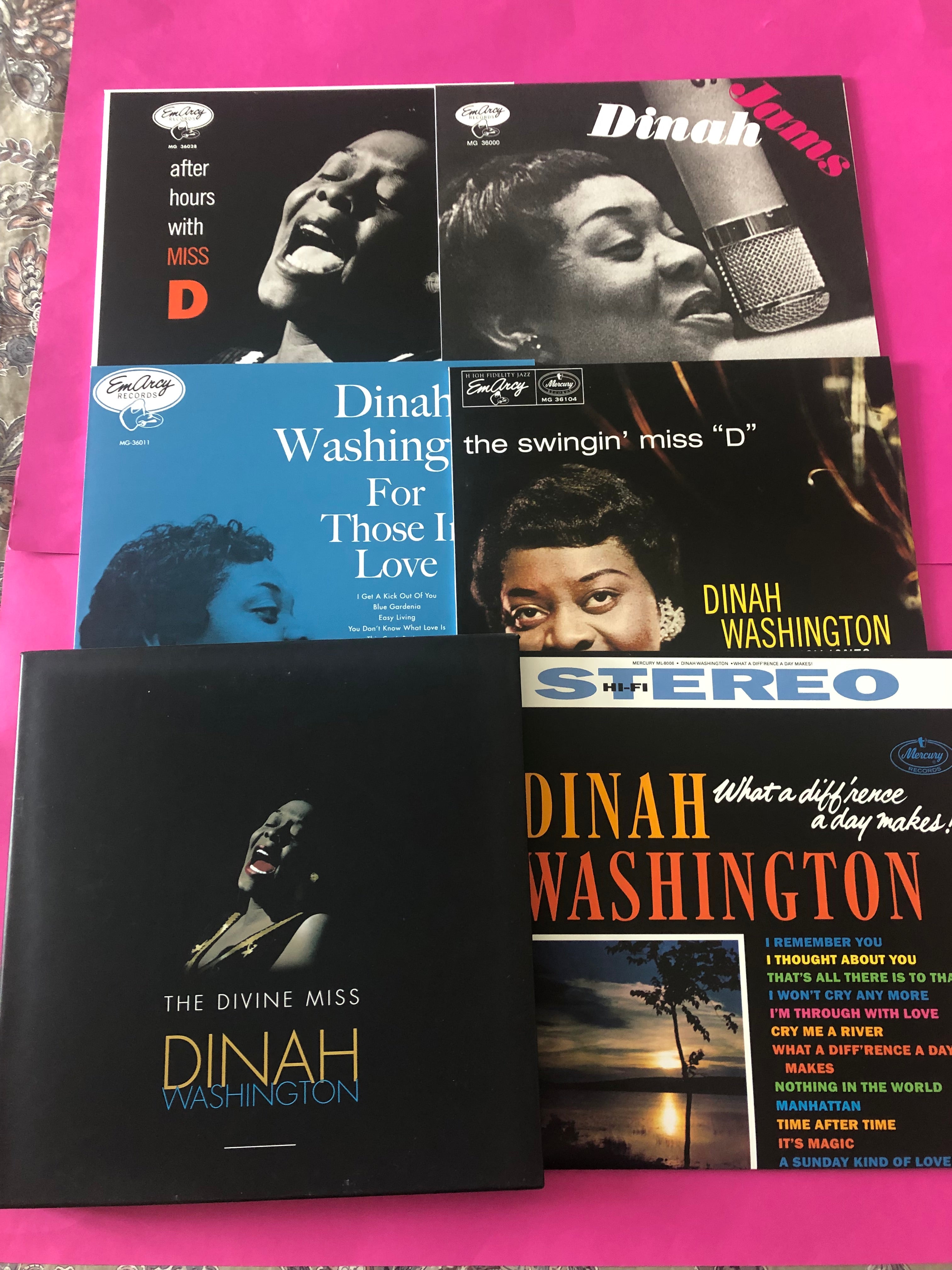 Dinah Washington : The Divine Miss Dinah Washington (Box, Comp + LP, Album, RE + LP, Album, RE + LP, Al)