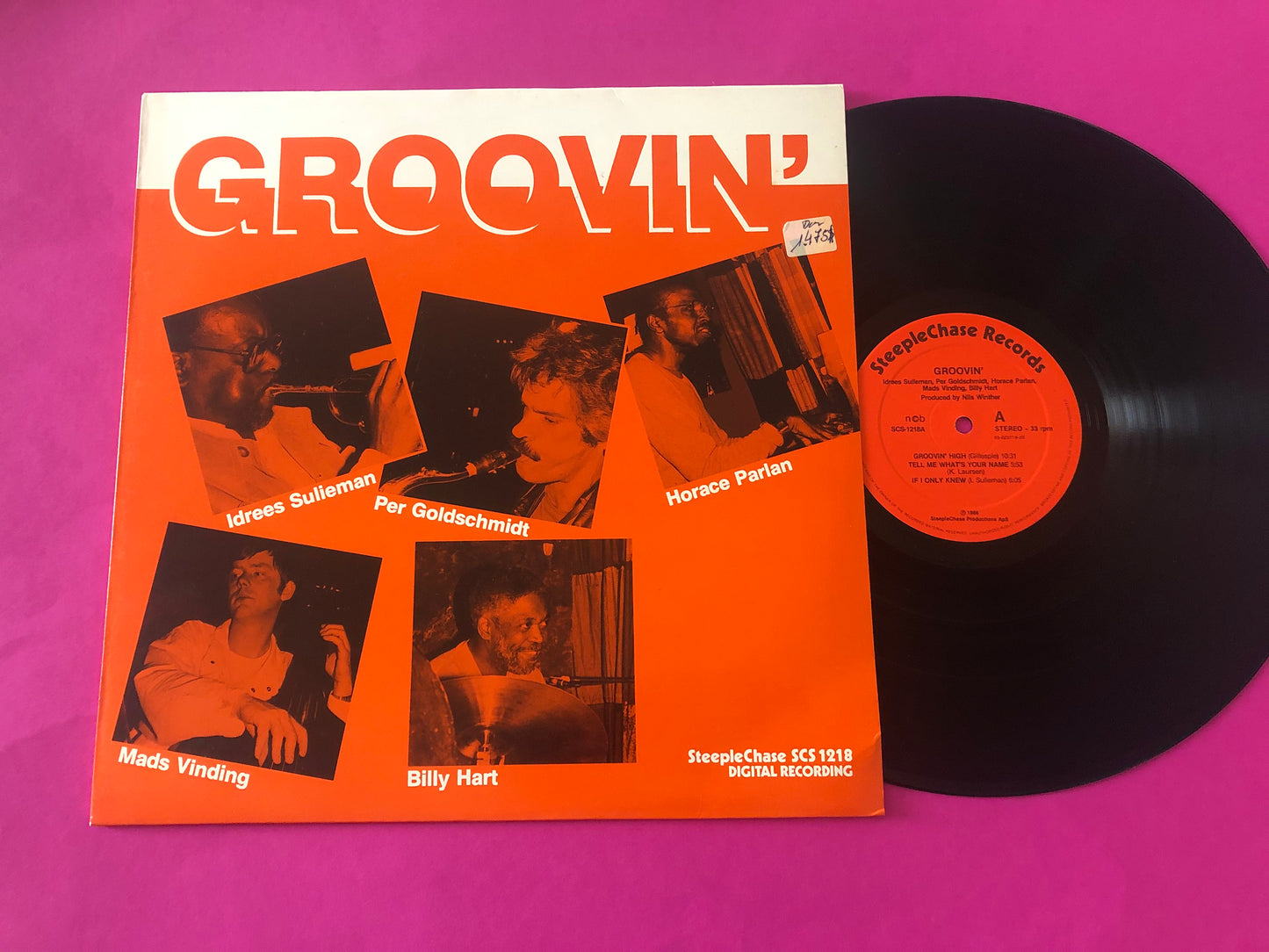 Idrees Sulieman, Per Goldschmidt, Horace Parlan, Mads Vinding, Billy Hart : Groovin' (LP, Album)