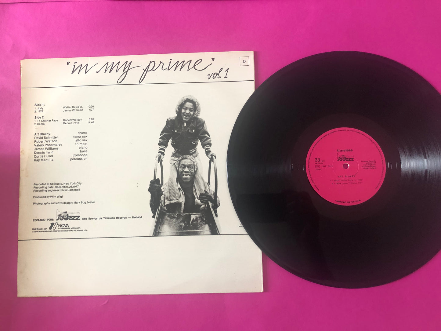 Art Blakey & The Jazz Messengers : In My Prime Vol. 1 (LP, Album)