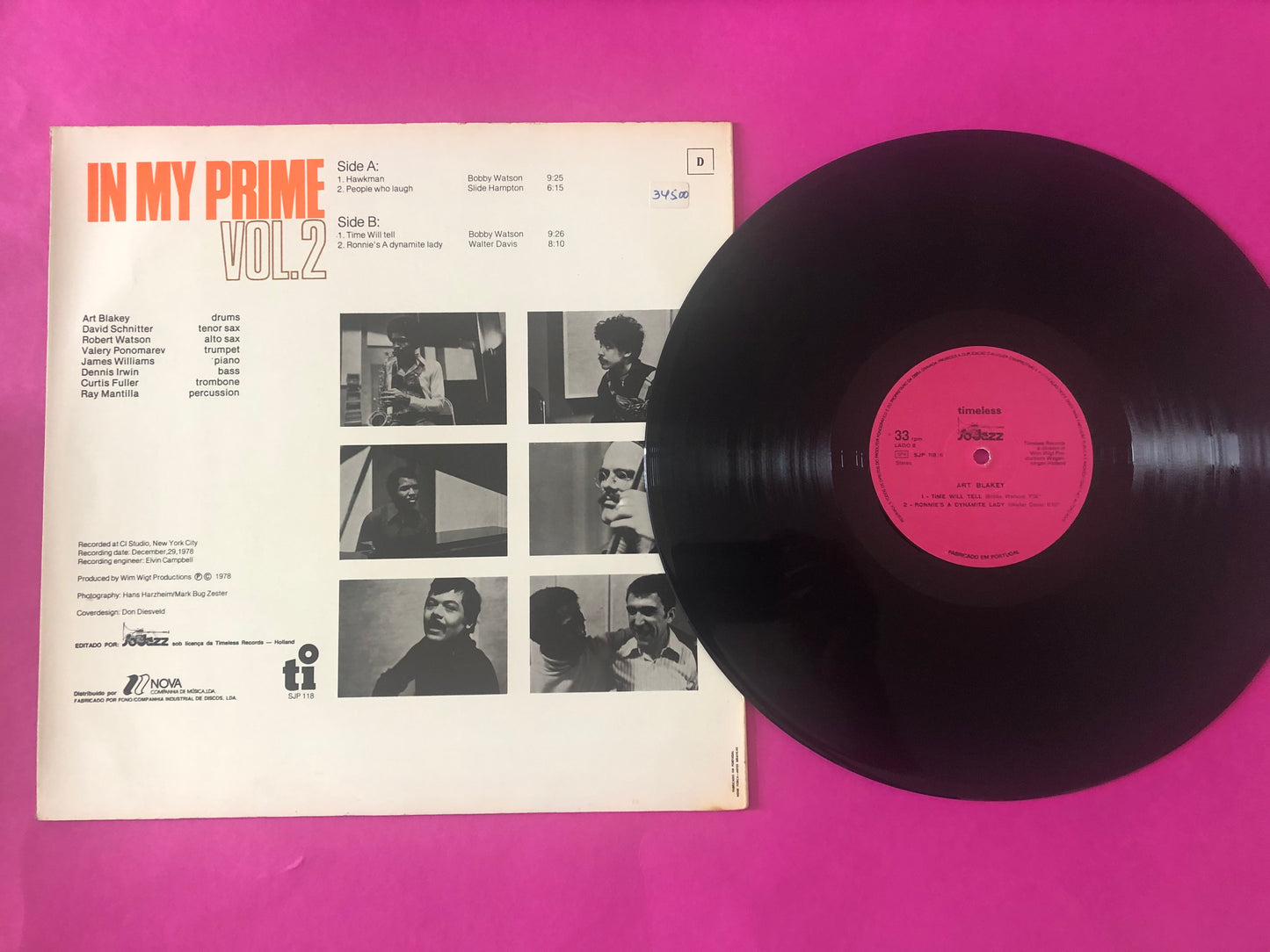 Art Blakey & The Jazz Messengers : In My Prime Vol. 2 (LP, Album)