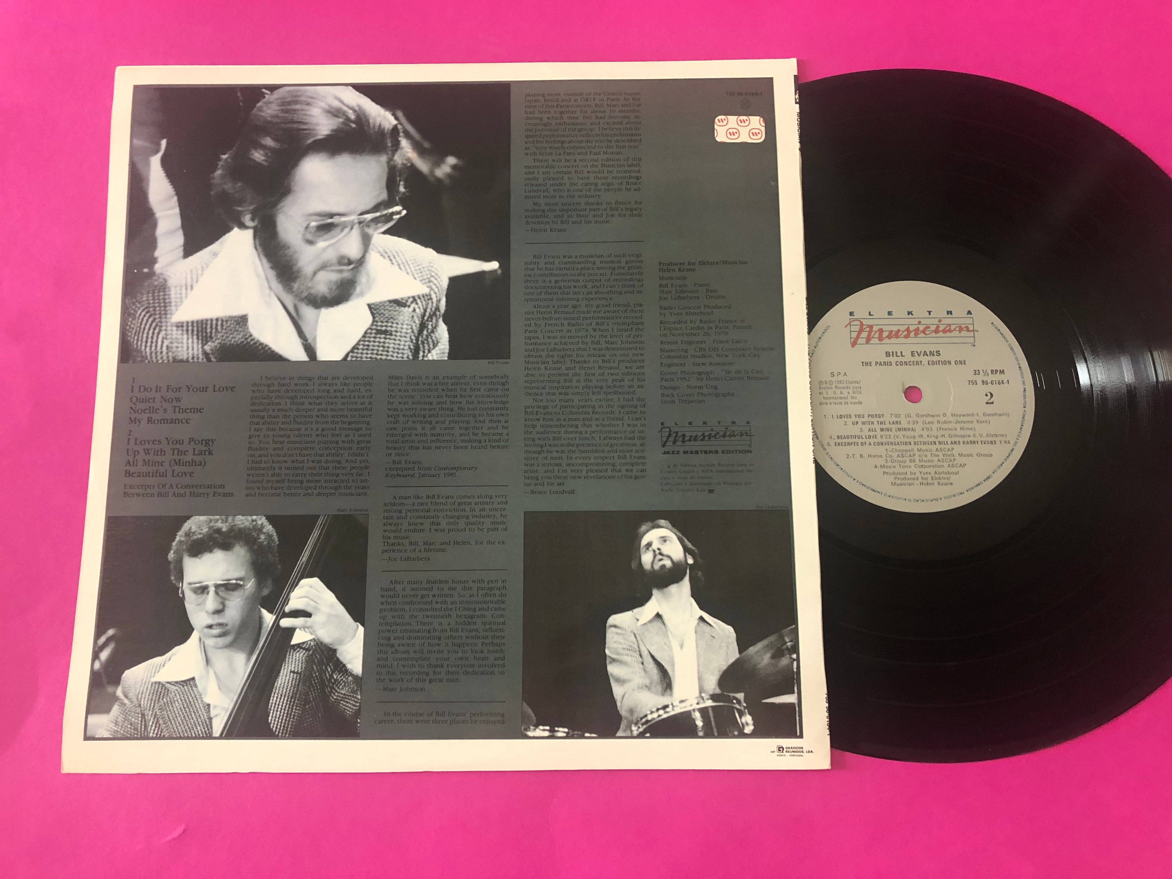 Bill Evans : The Paris Concert (Edition One) (LP, Album)