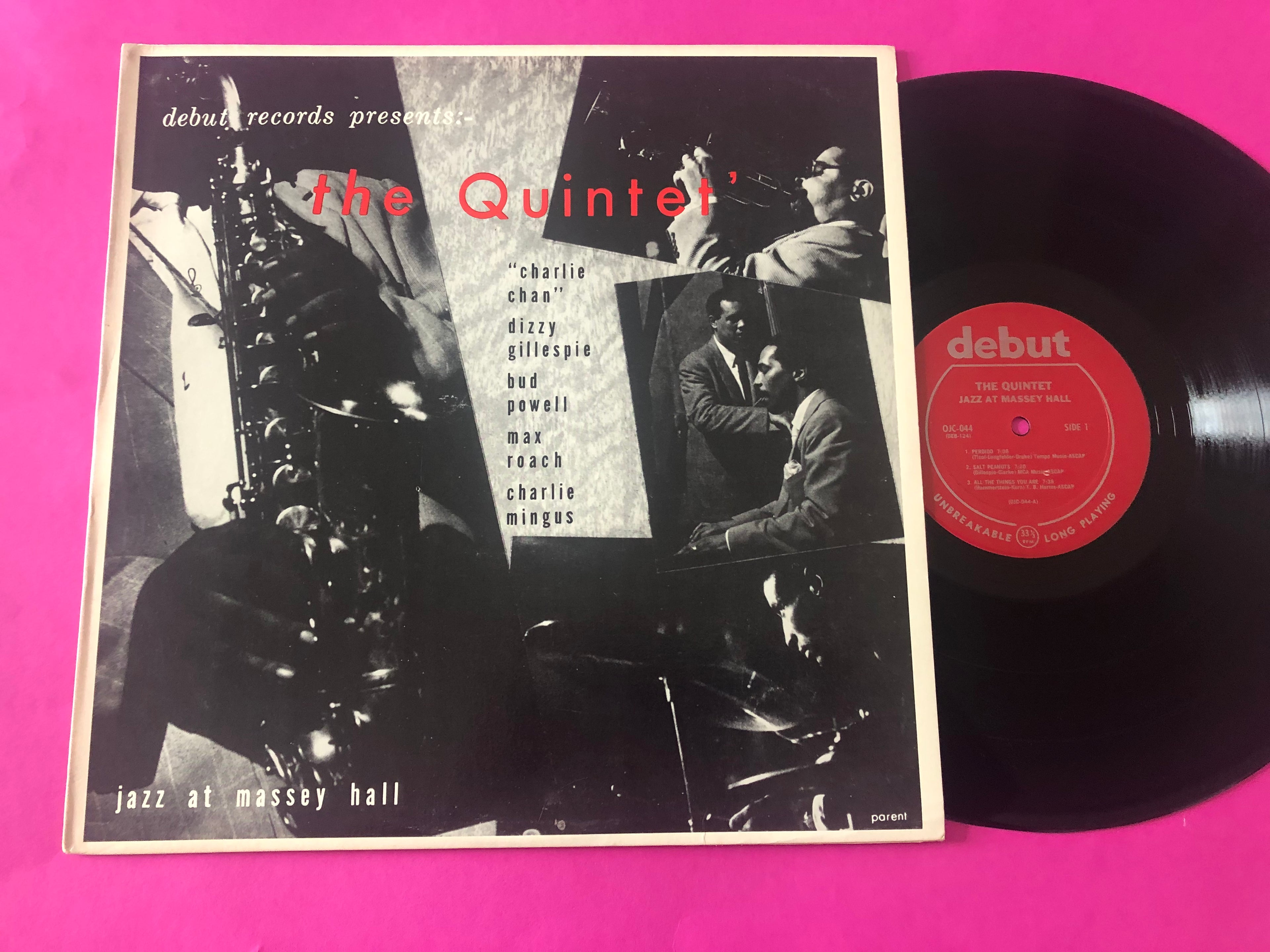 The Quintet : Jazz At Massey Hall (LP, Album, Mono, RE, Pit)