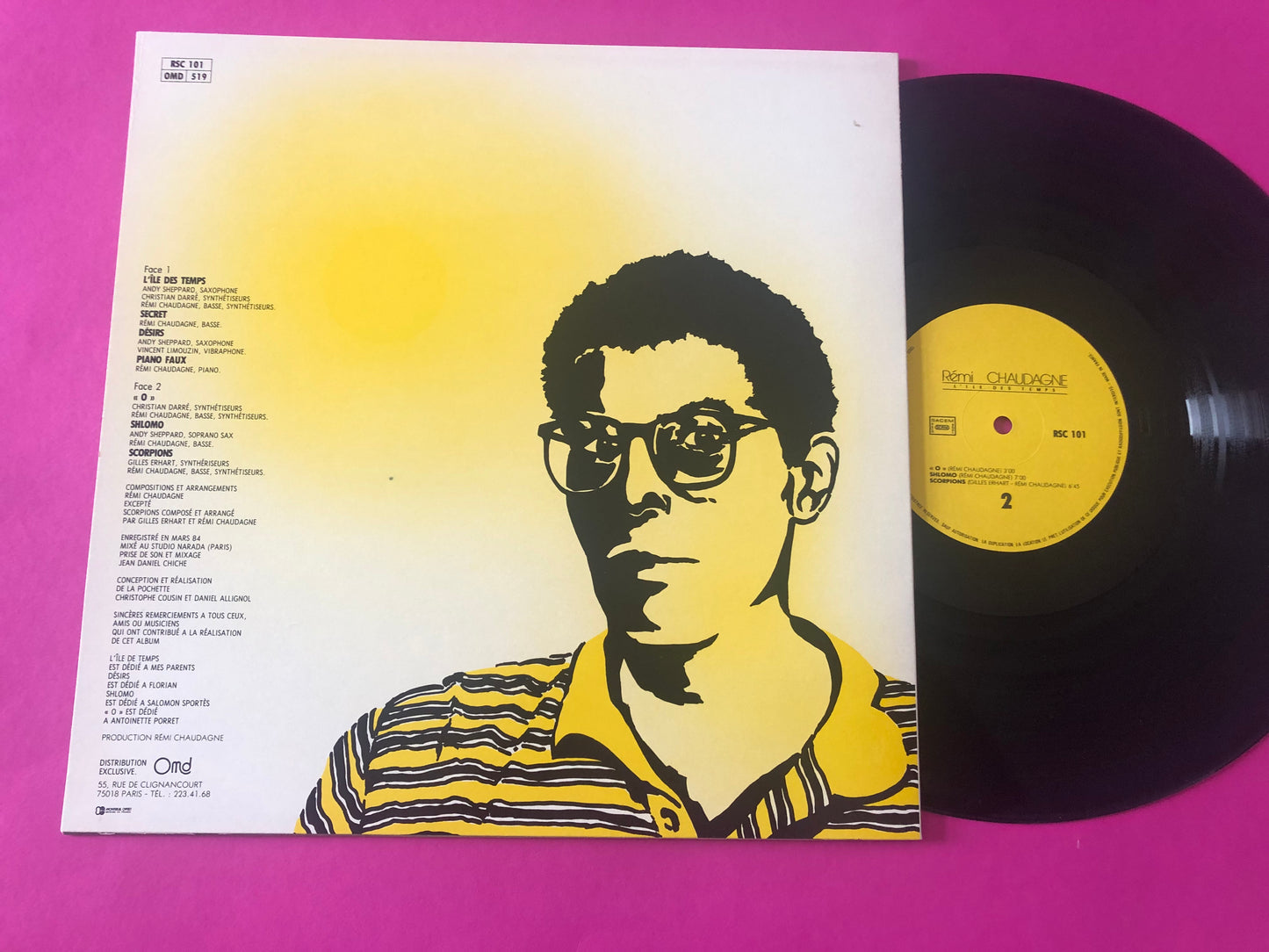 Rémy Chaudagne : L'Ile Des Temps (LP, Album)