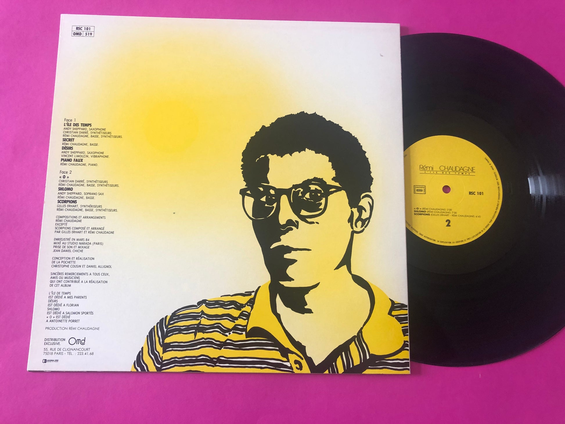 Rémy Chaudagne : L'Ile Des Temps (LP, Album)